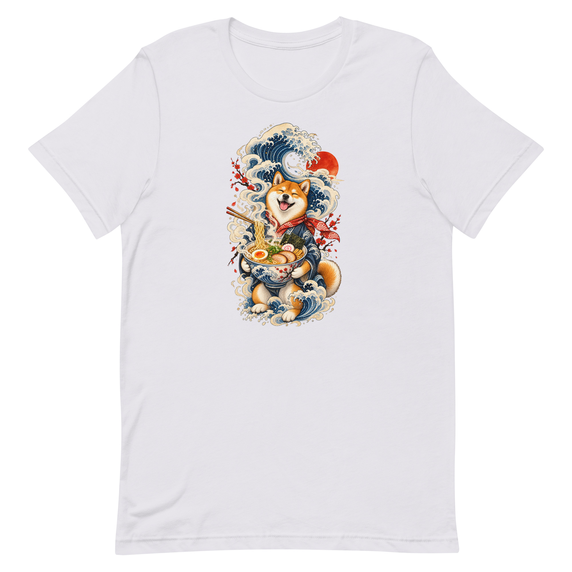 Shiba Inu Ramen Great Wave Japanese Food Art, Japanese Art Tee, Mythology Gift - Image 40