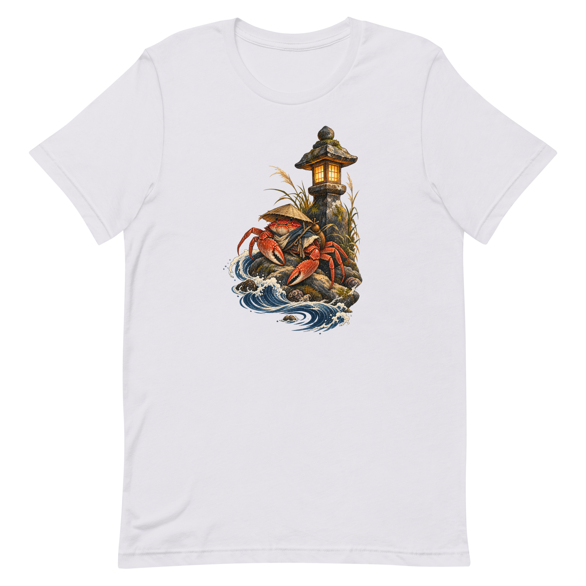 Crab Ronin Lantern Shore Japanese Art, Japanese Art Tee, Mythology Gift - Image 40
