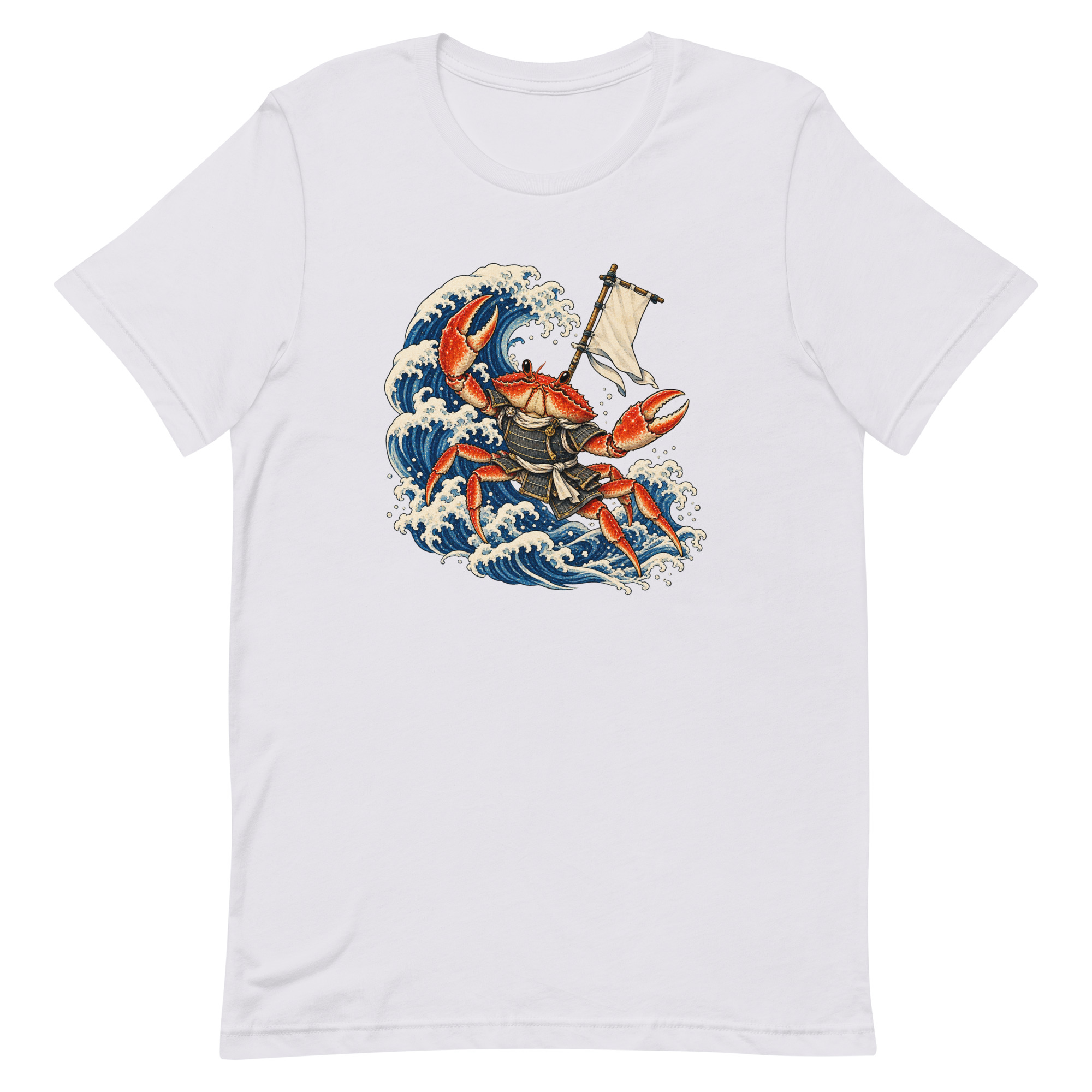 Samurai Crab Great Wave Japanese Warrior Art, Japanese Art Tee, Mythology Gift - Image 42