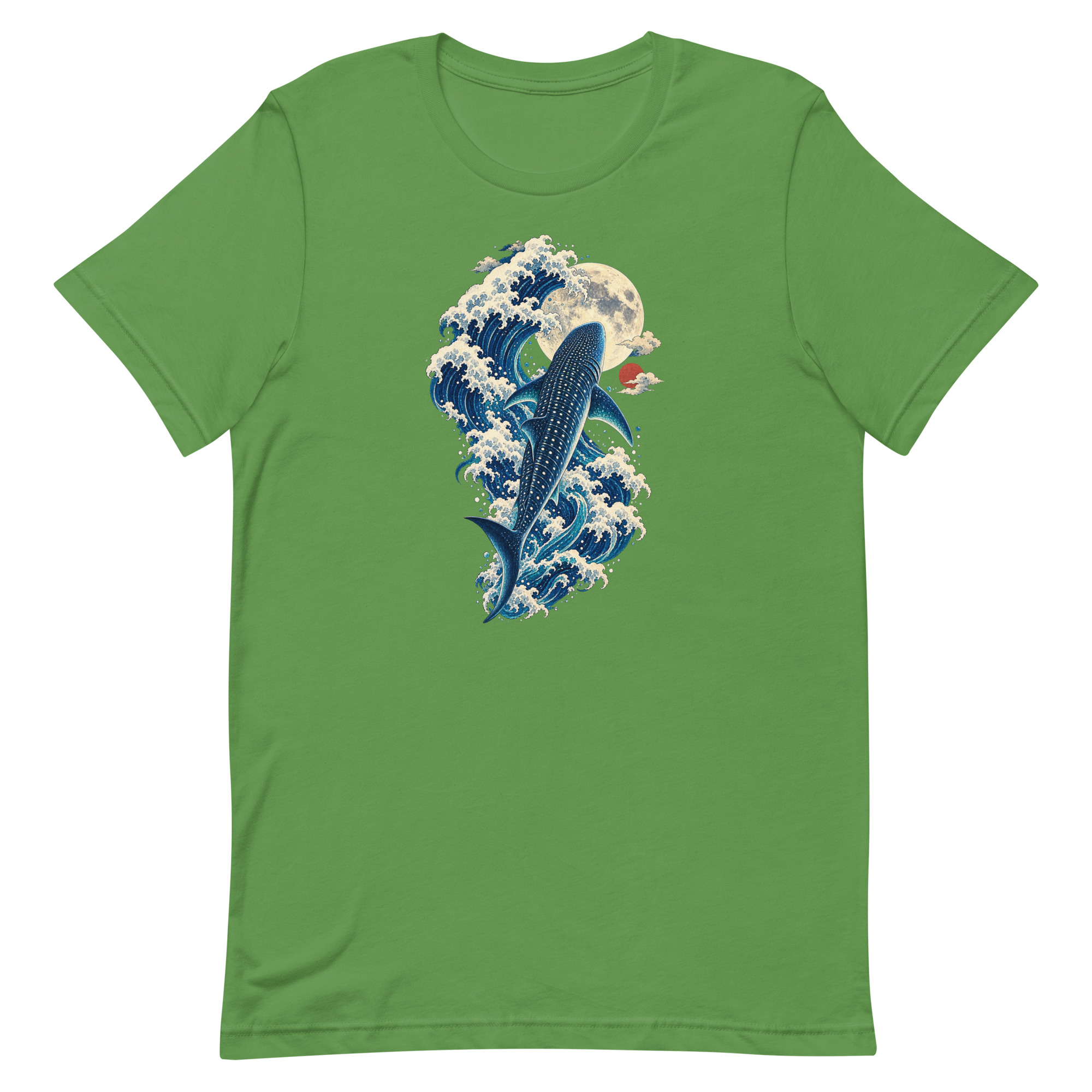 Whale Shark Great Wave Moon Japanese Art, Japanese Art Tee, Mythology Gift - Image 41