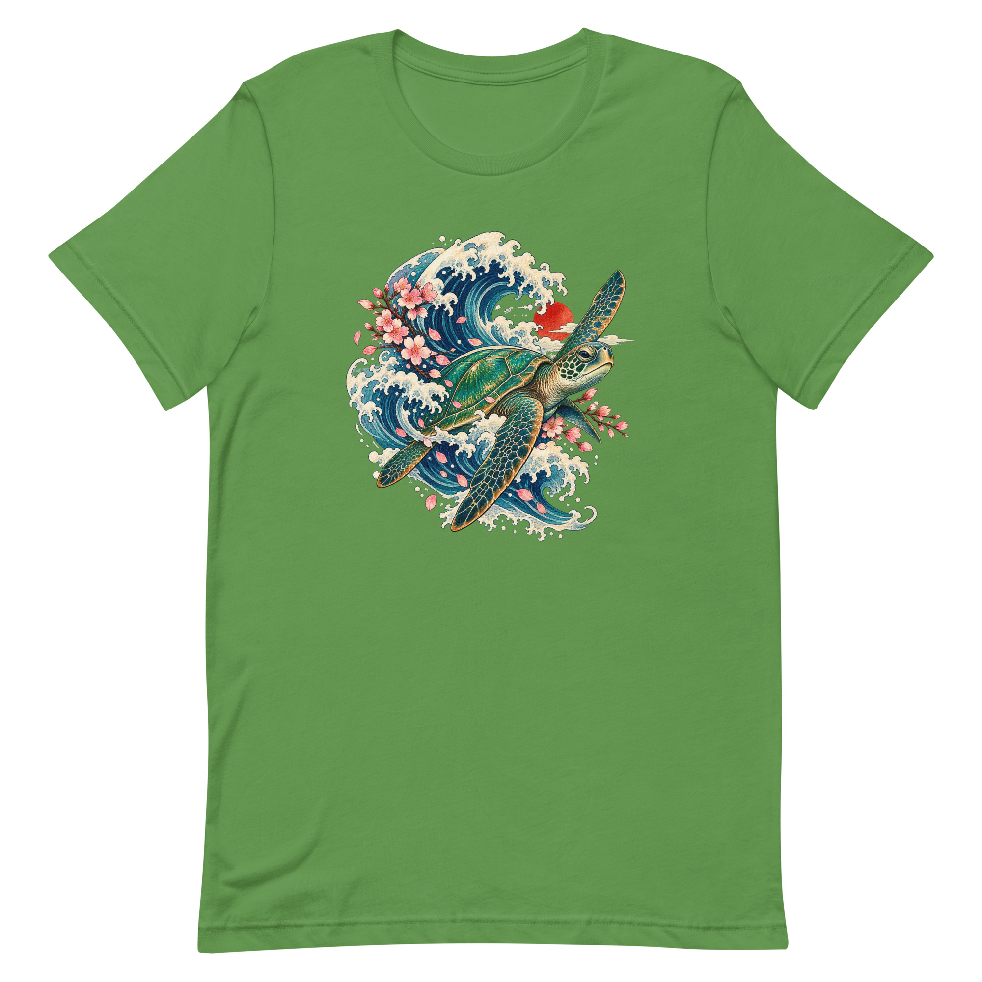 Sea Turtle Great Wave Sakura Japanese Art, Japanese Art Tee, Mythology Gift - Image 43