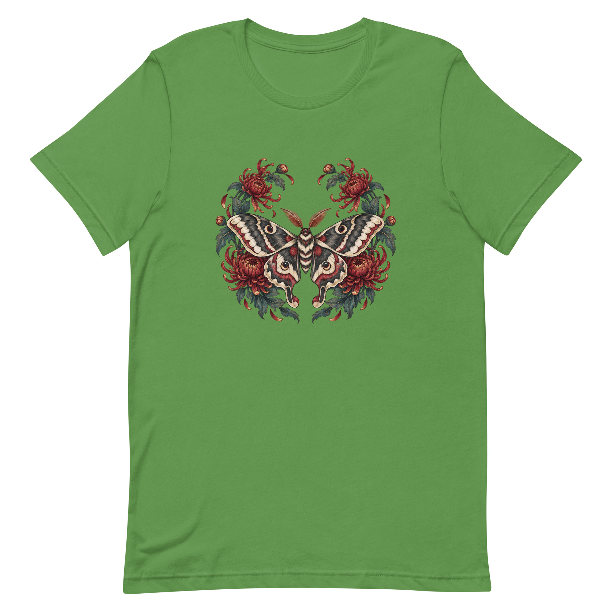 Japanese Moth Chrysanthemum Enso Ink Art, Japanese Art Tee, Mythology Gift - Image 43