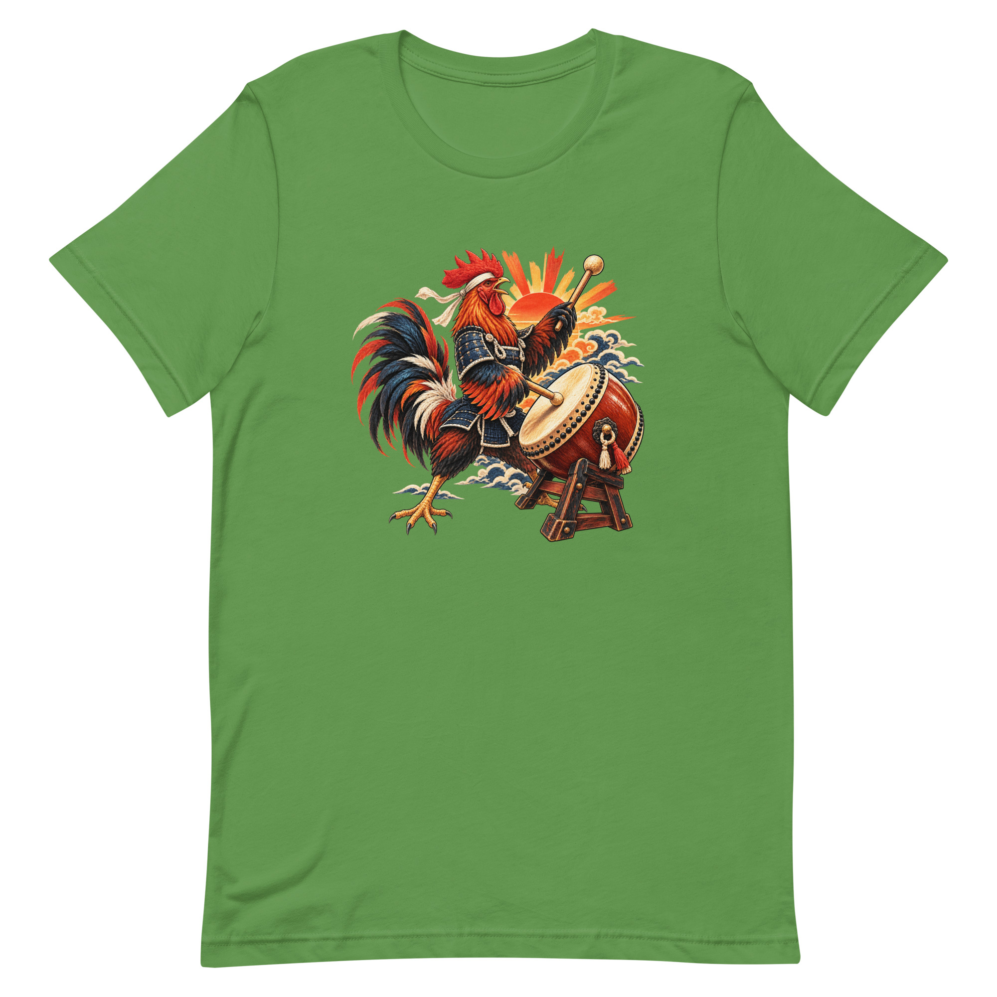 Rooster Samurai Taiko Drum Japanese Art, Japanese Art Tee, Mythology Gift - Image 43