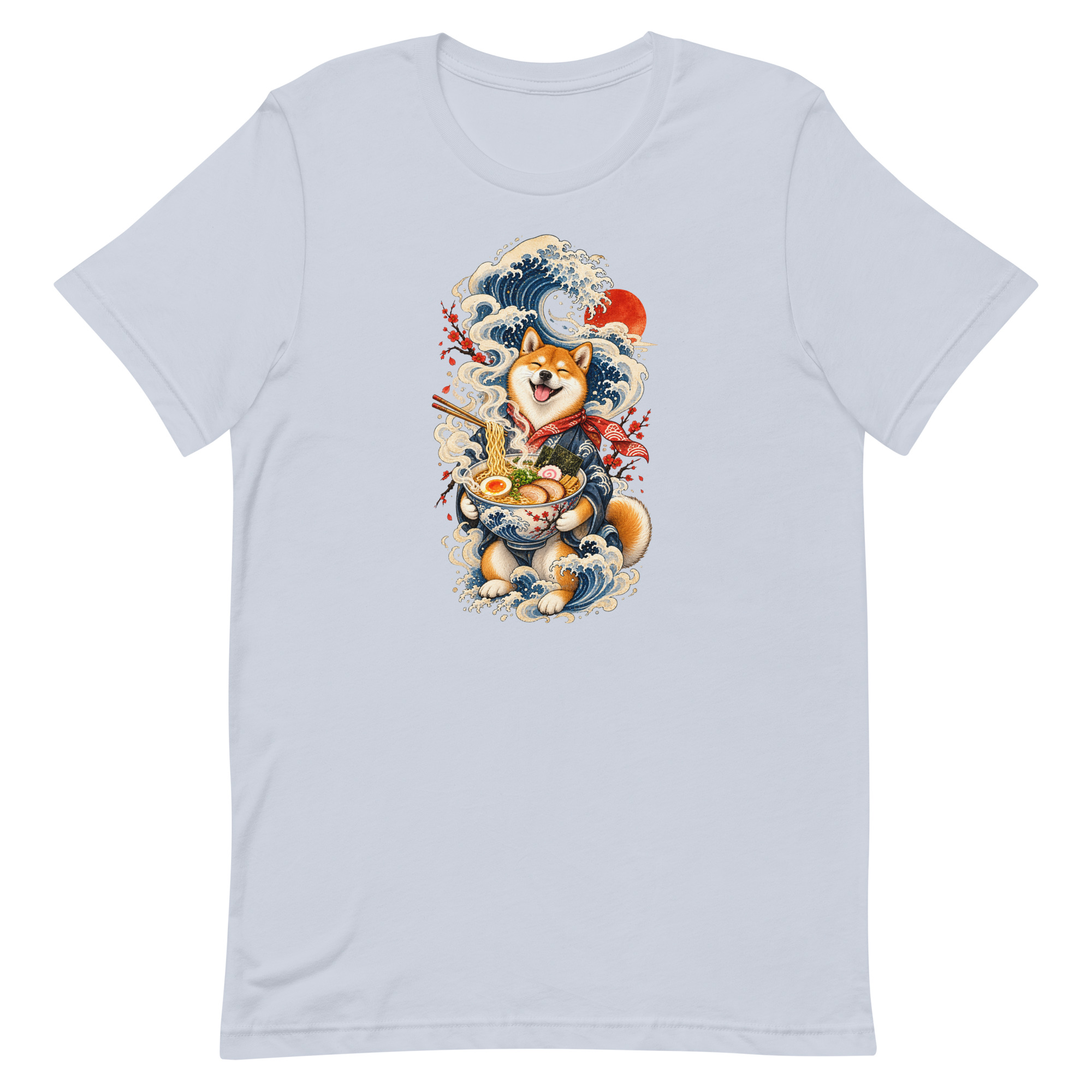 Shiba Inu Ramen Great Wave Japanese Food Art, Japanese Art Tee, Mythology Gift - Image 42