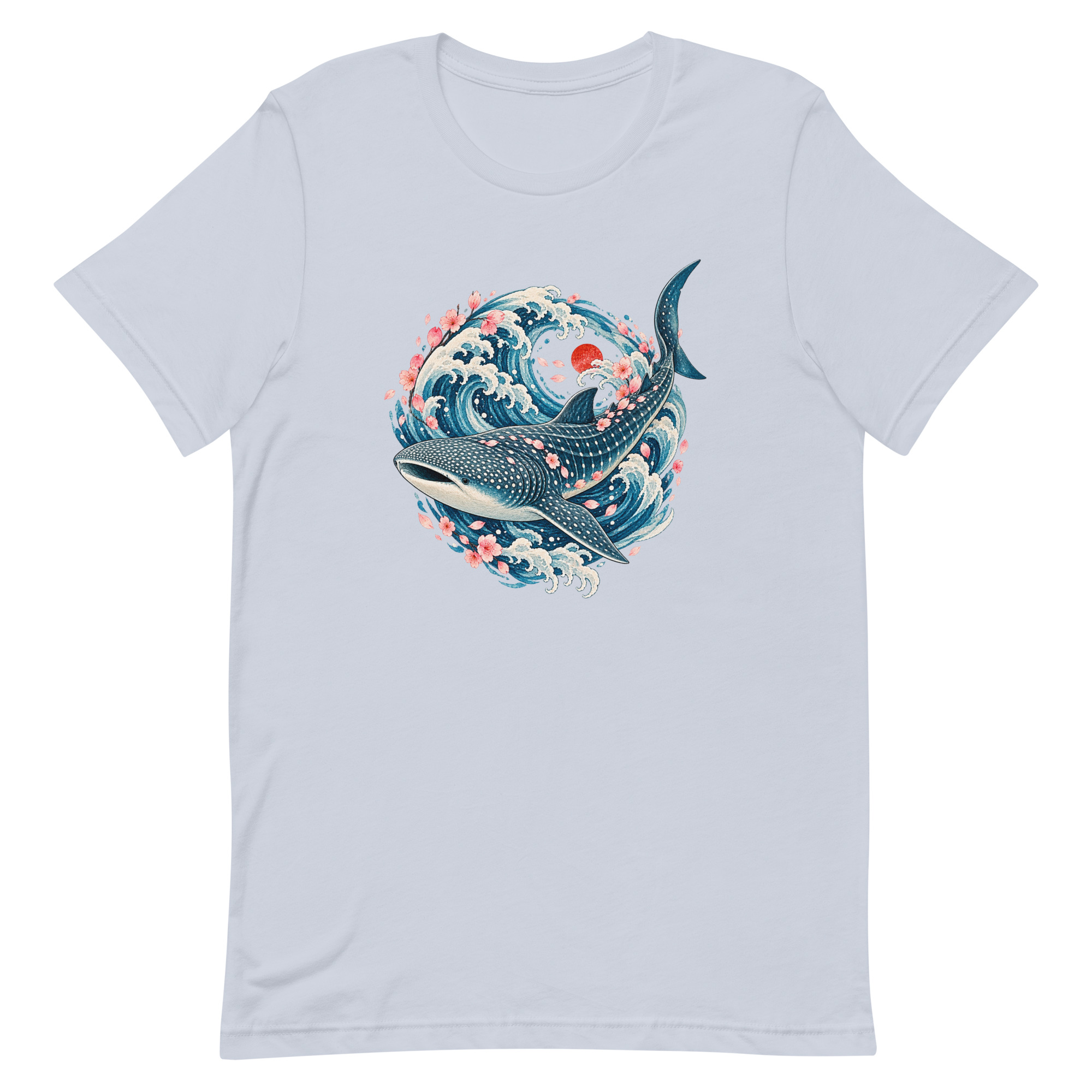 Whale Shark Sakura Current Japanese Art, Japanese Art Tee, Mythology Gift - Image 44