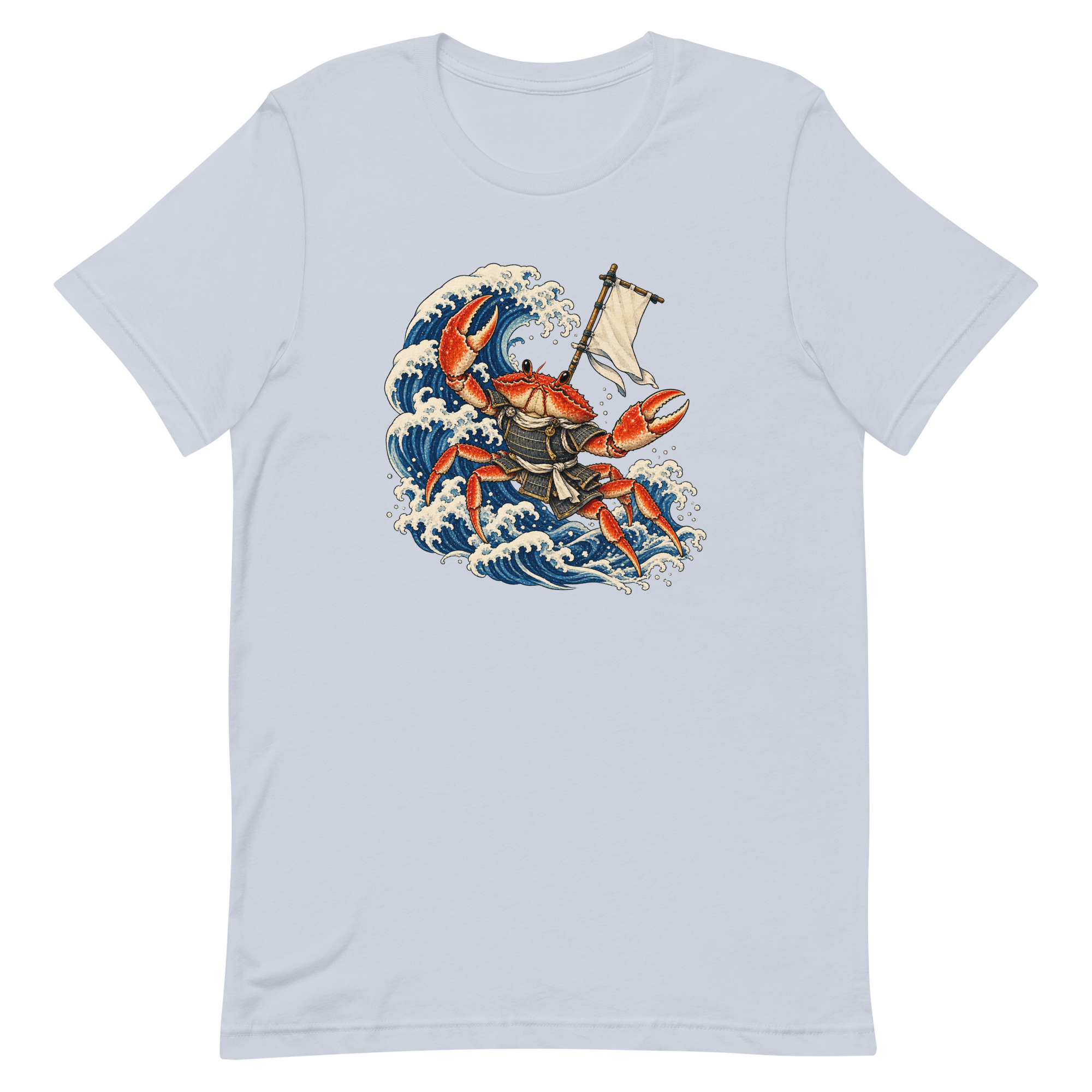 Samurai Crab Great Wave Japanese Warrior Art, Japanese Art Tee, Mythology Gift - Image 44