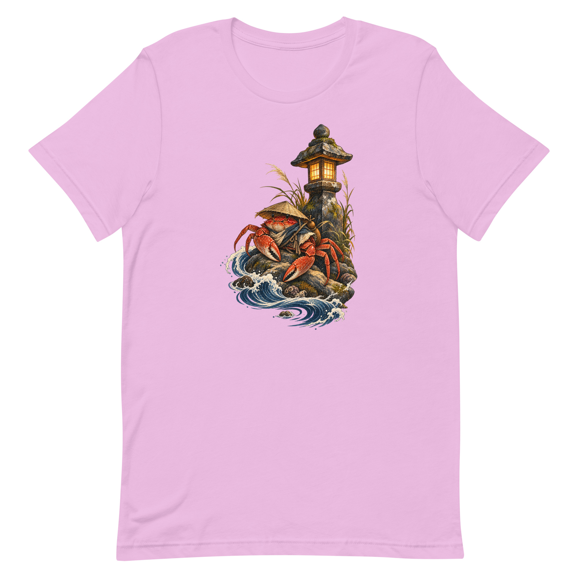 Crab Ronin Lantern Shore Japanese Art, Japanese Art Tee, Mythology Gift - Image 43