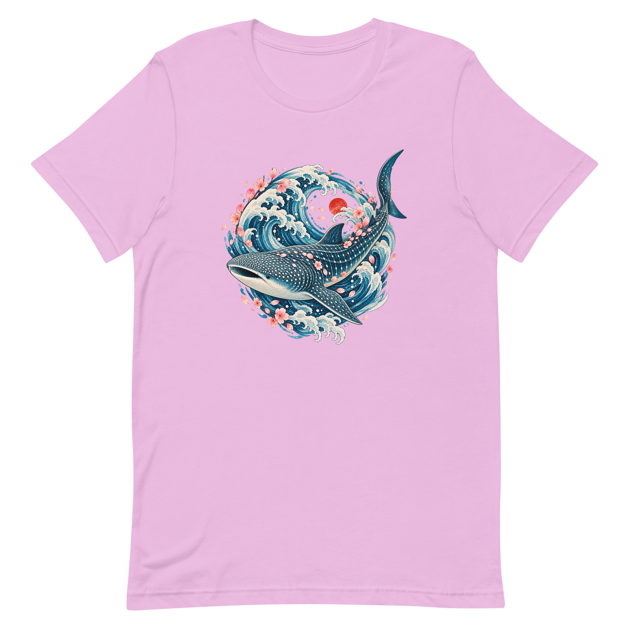 Whale Shark Sakura Current Japanese Art, Japanese Art Tee, Mythology Gift - Image 45