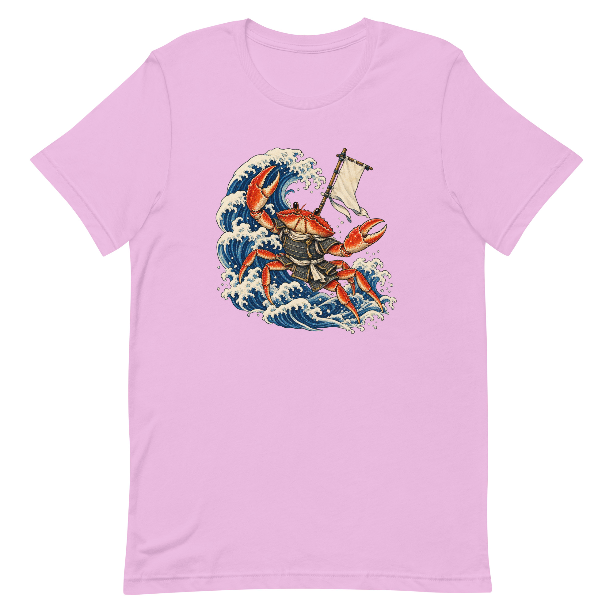 Samurai Crab Great Wave Japanese Warrior Art, Japanese Art Tee, Mythology Gift - Image 45