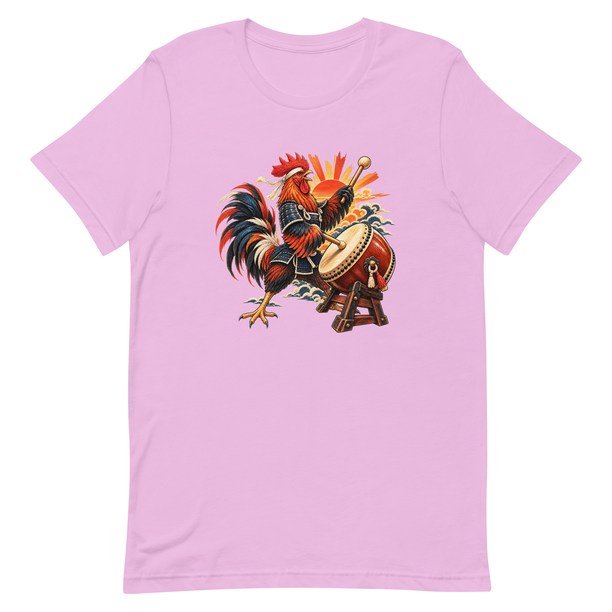 Rooster Samurai Taiko Drum Japanese Art, Japanese Art Tee, Mythology Gift - Image 45