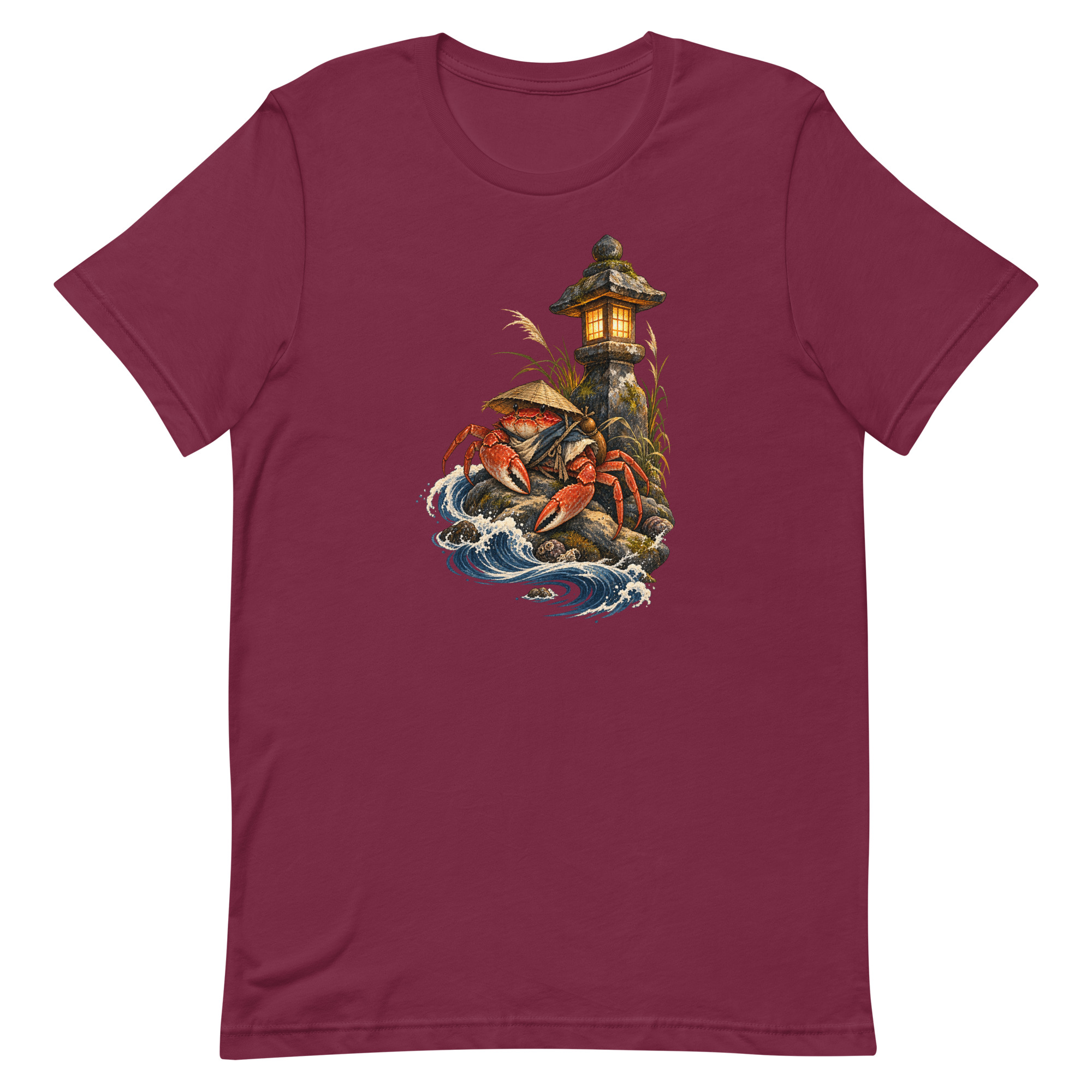 Crab Ronin Lantern Shore Japanese Art, Japanese Art Tee, Mythology Gift - Image 44