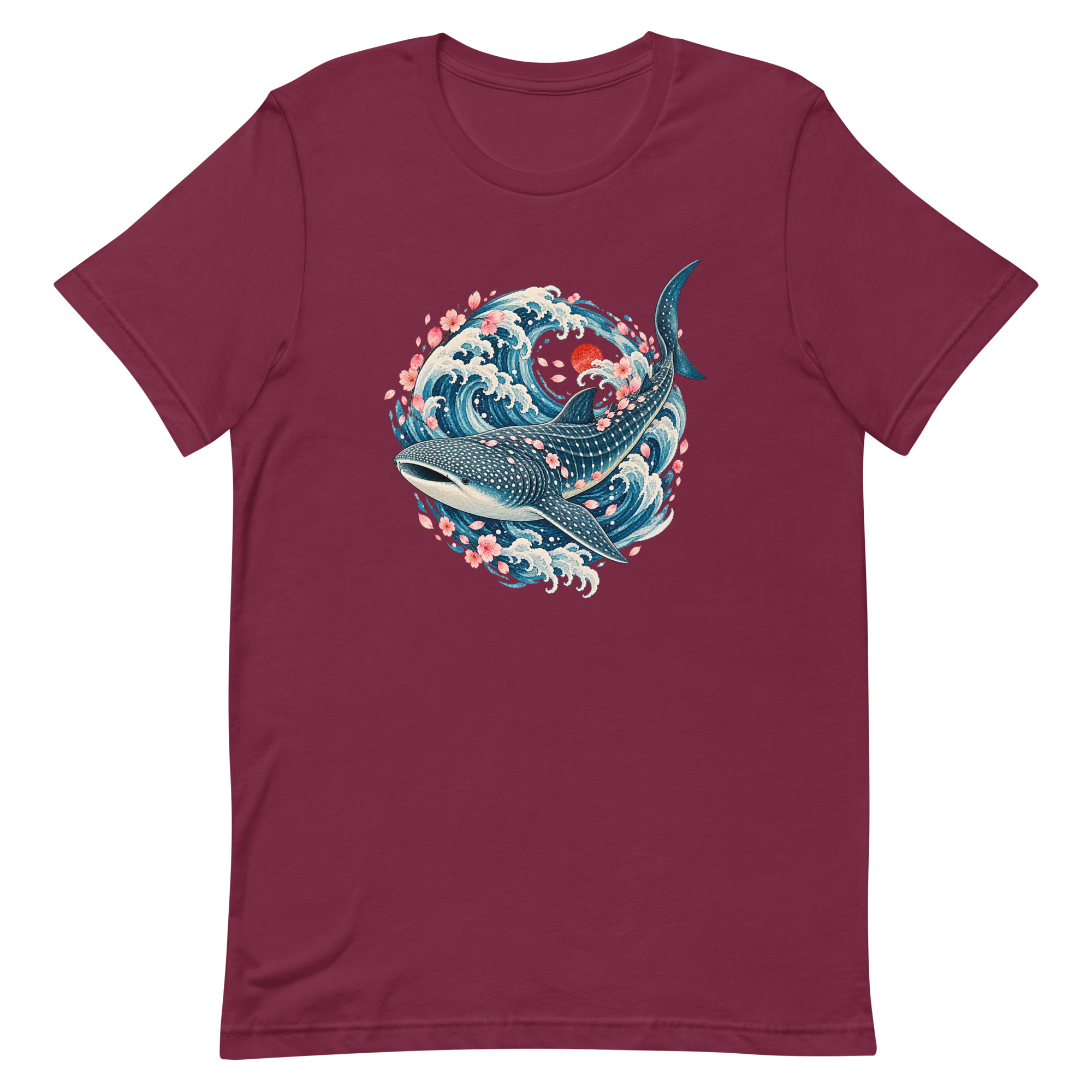 Whale Shark Sakura Current Japanese Art, Japanese Art Tee, Mythology Gift - Image 46