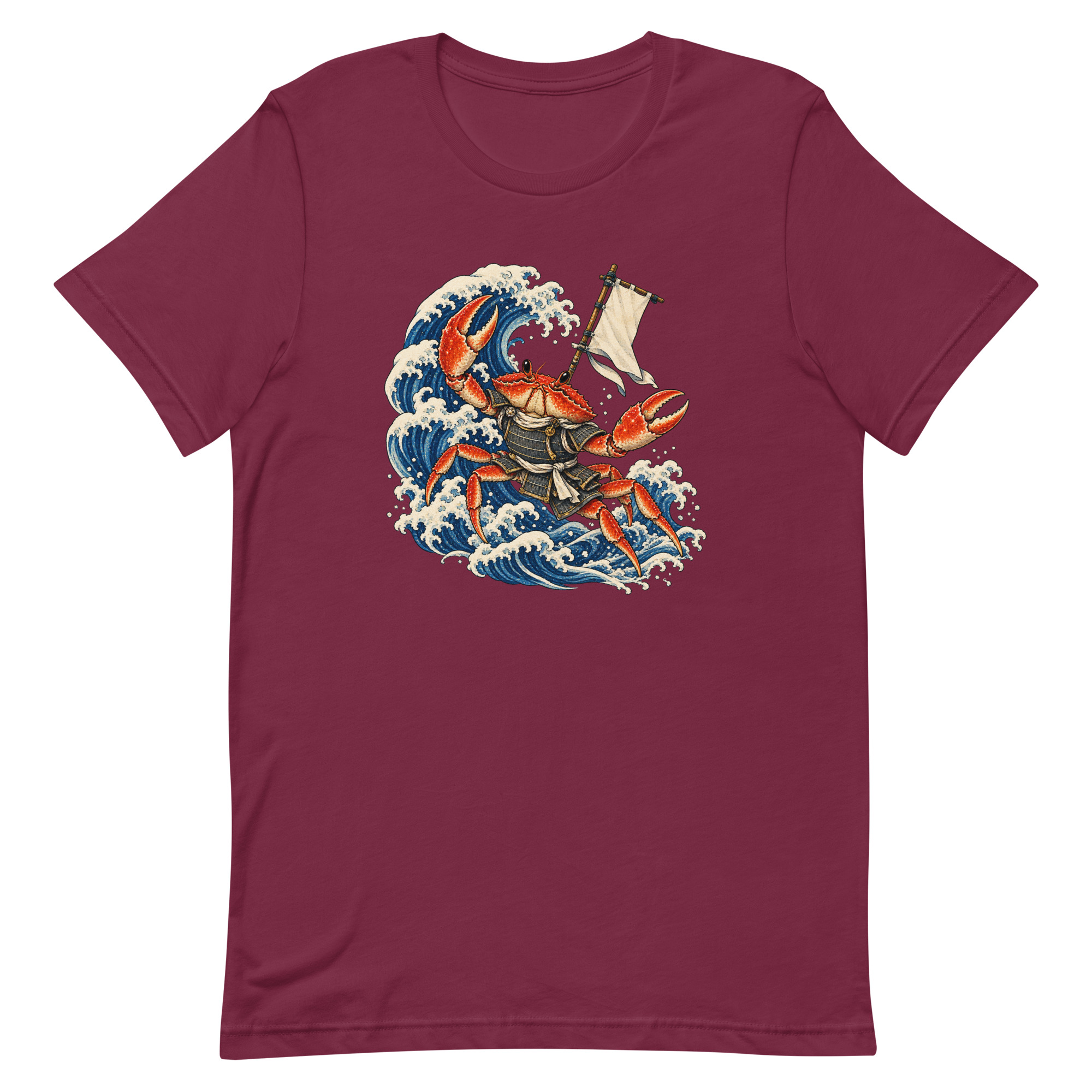 Samurai Crab Great Wave Japanese Warrior Art, Japanese Art Tee, Mythology Gift - Image 46
