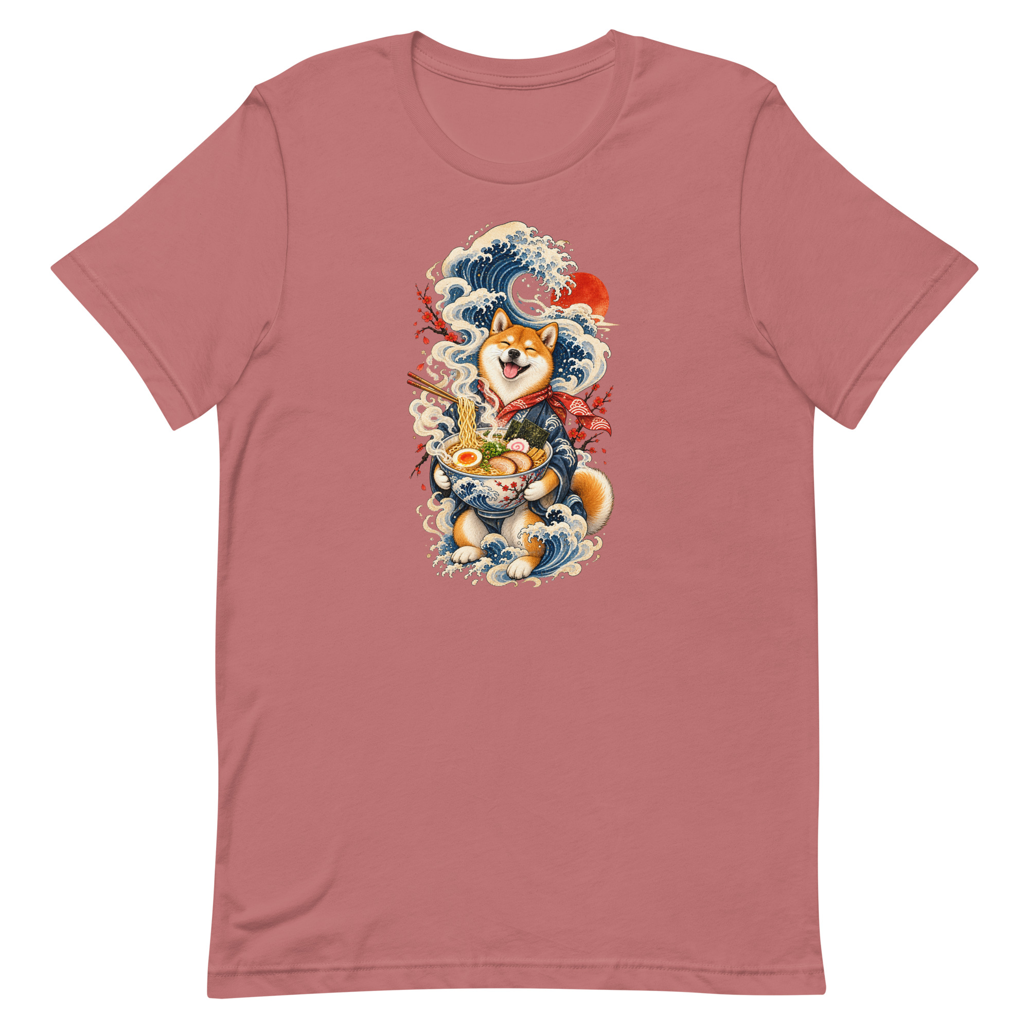 Shiba Inu Ramen Great Wave Japanese Food Art, Japanese Art Tee, Mythology Gift - Image 45