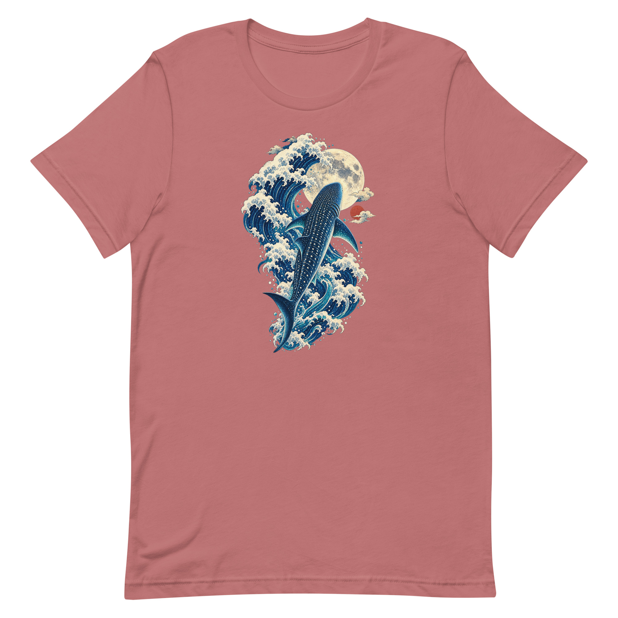 Whale Shark Great Wave Moon Japanese Art, Japanese Art Tee, Mythology Gift - Image 45