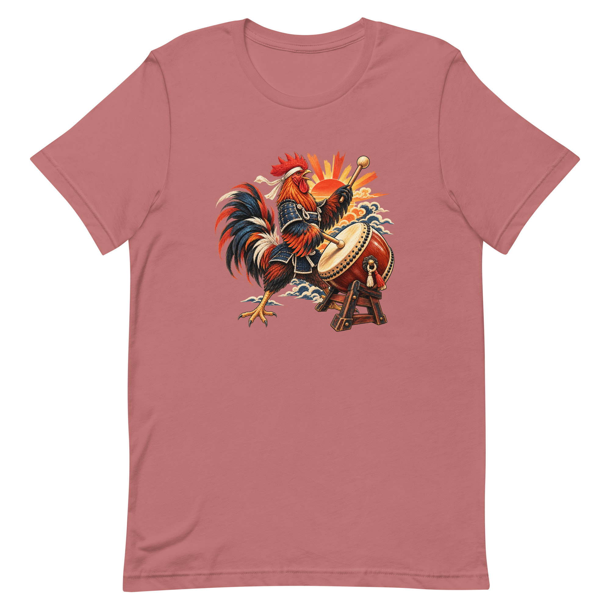 Rooster Samurai Taiko Drum Japanese Art, Japanese Art Tee, Mythology Gift - Image 47