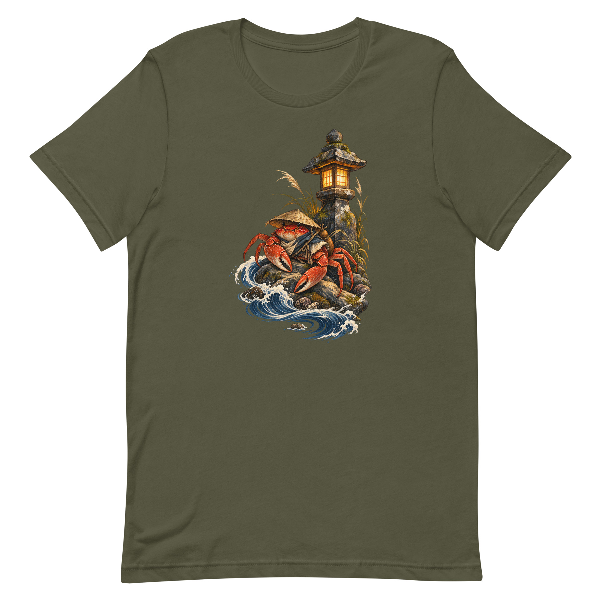 Crab Ronin Lantern Shore Japanese Art, Japanese Art Tee, Mythology Gift - Image 46