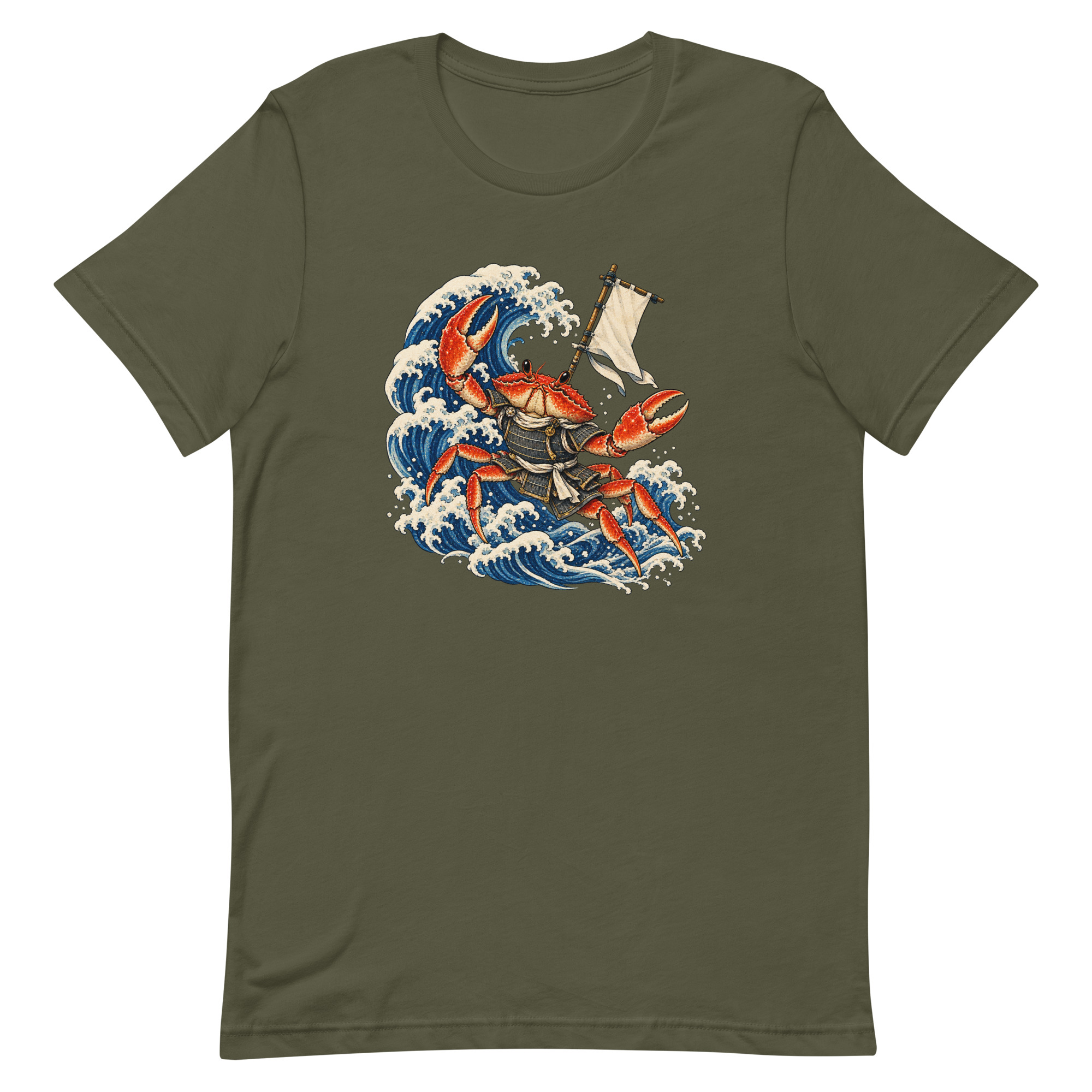 Samurai Crab Great Wave Japanese Warrior Art, Japanese Art Tee, Mythology Gift - Image 48