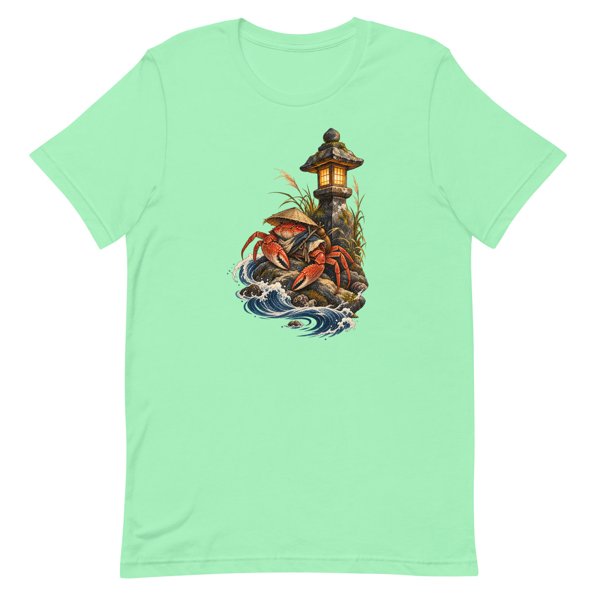 Crab Ronin Lantern Shore Japanese Art, Japanese Art Tee, Mythology Gift - Image 81