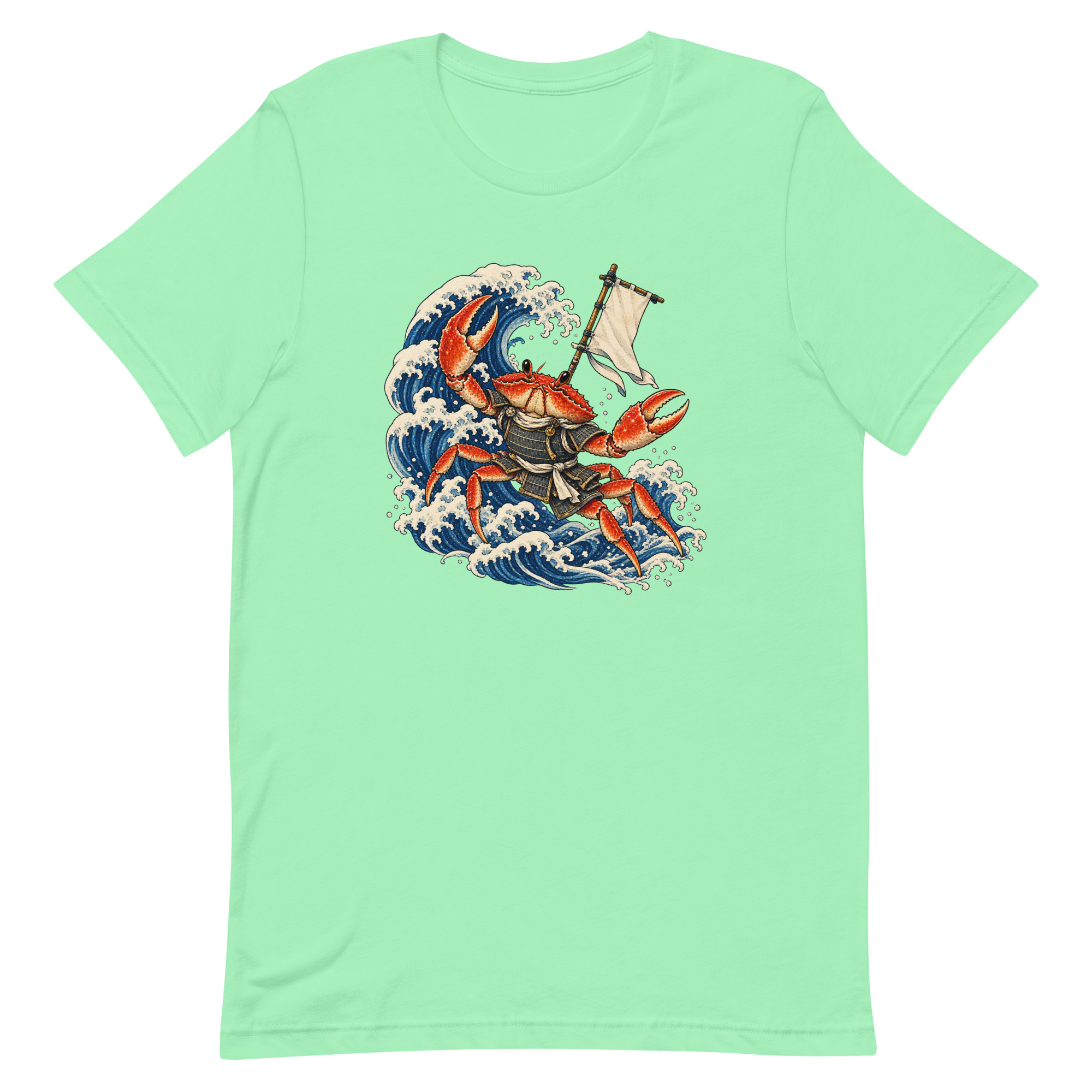 Samurai Crab Great Wave Japanese Warrior Art, Japanese Art Tee, Mythology Gift - Image 83