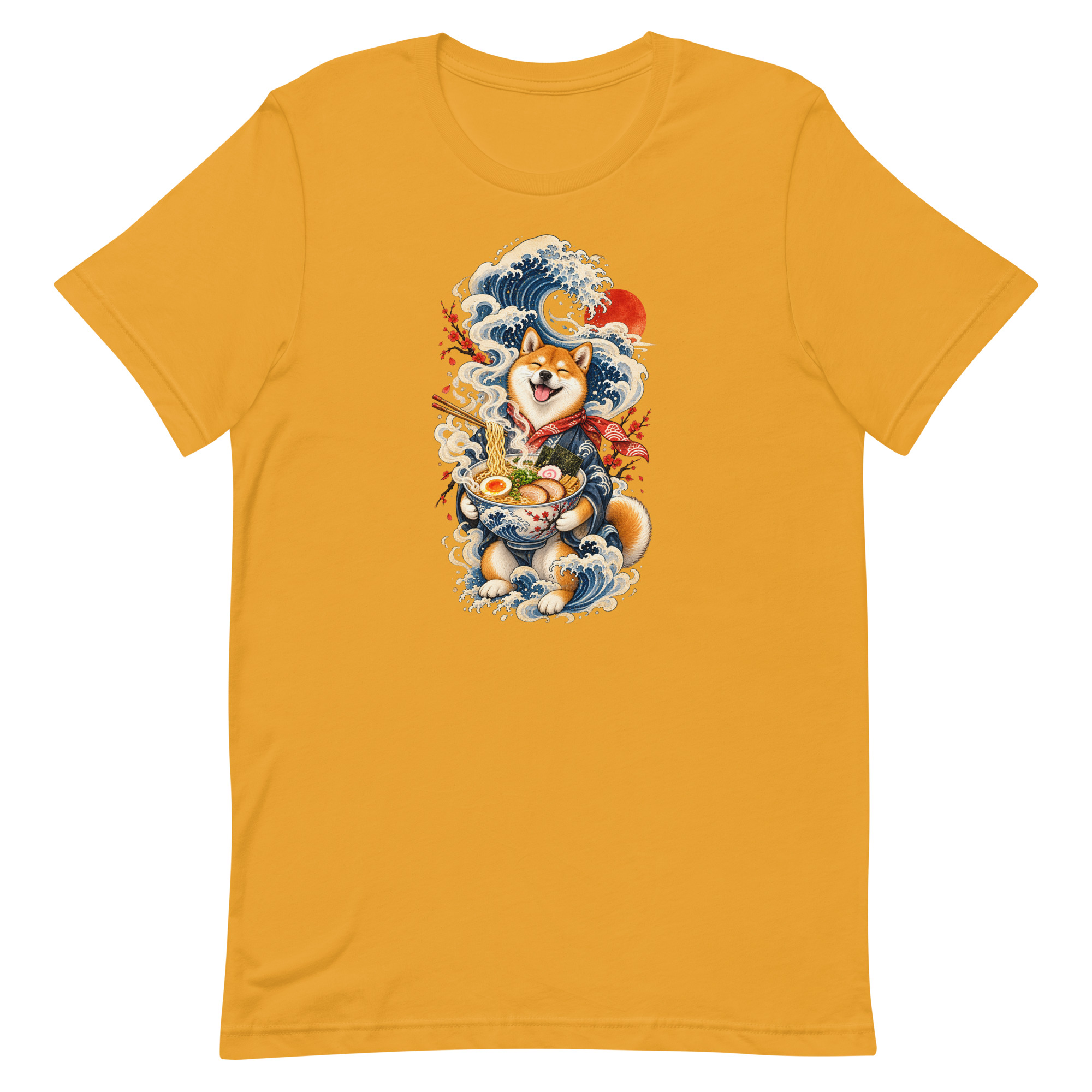 Shiba Inu Ramen Great Wave Japanese Food Art, Japanese Art Tee, Mythology Gift - Image 47