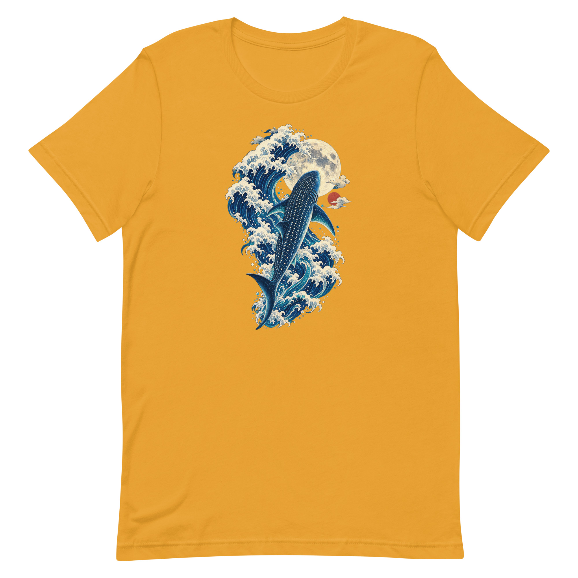 Whale Shark Great Wave Moon Japanese Art, Japanese Art Tee, Mythology Gift - Image 47