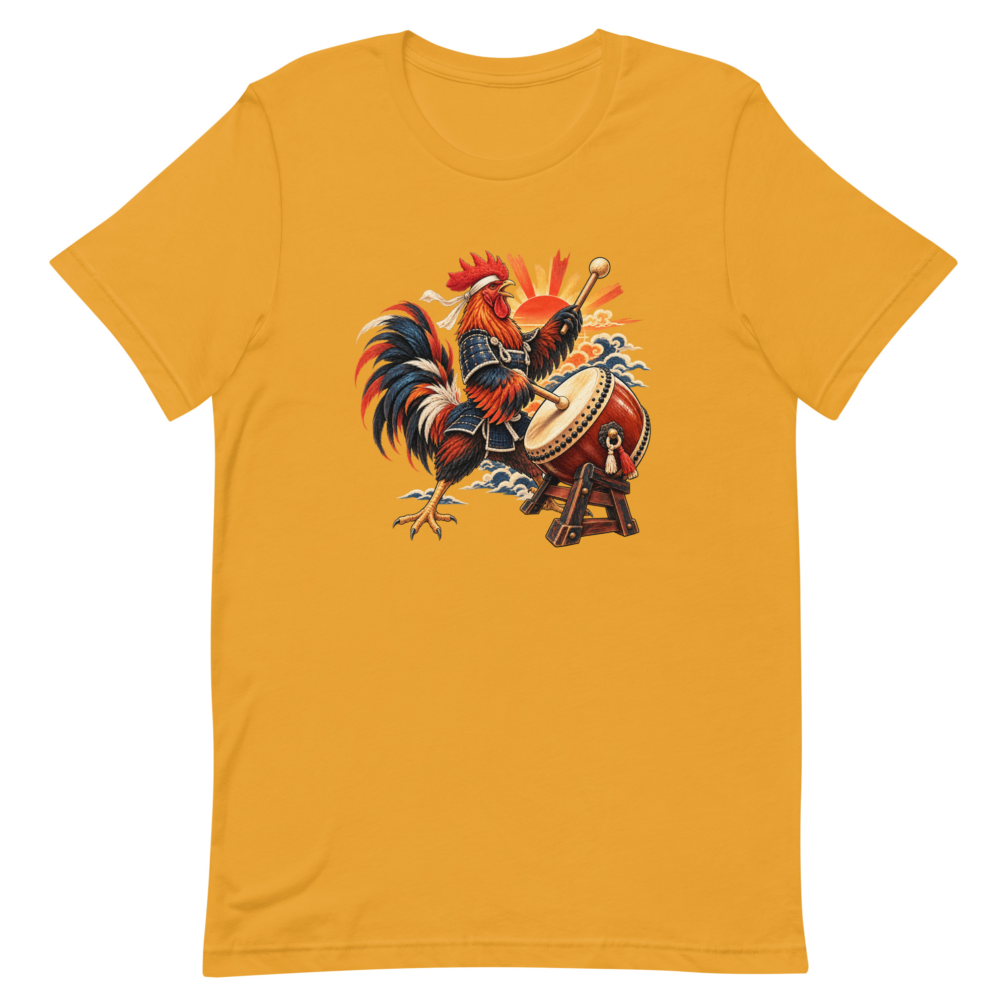 Rooster Samurai Taiko Drum Japanese Art, Japanese Art Tee, Mythology Gift - Image 49