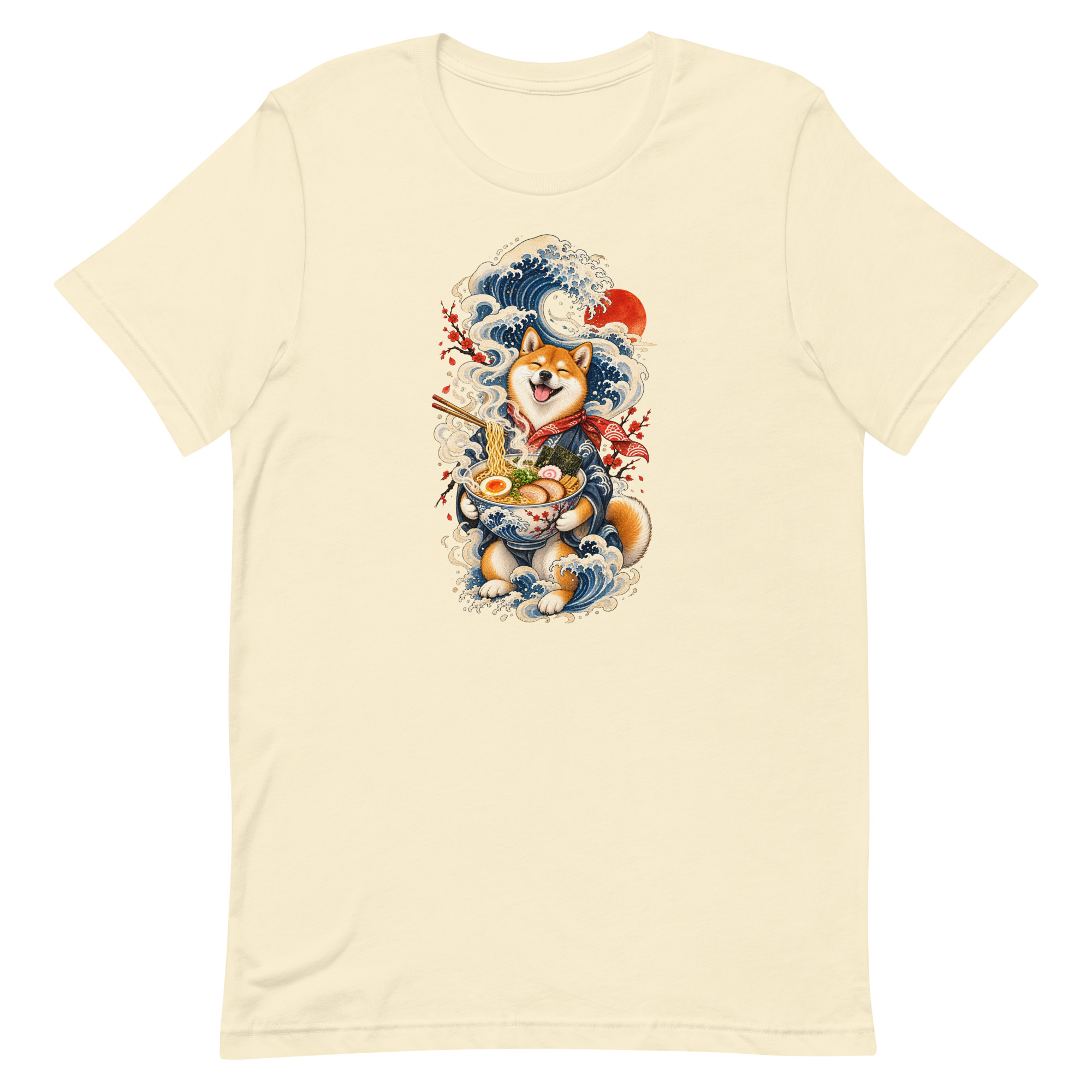 Shiba Inu Ramen Great Wave Japanese Food Art, Japanese Art Tee, Mythology Gift - Image 48