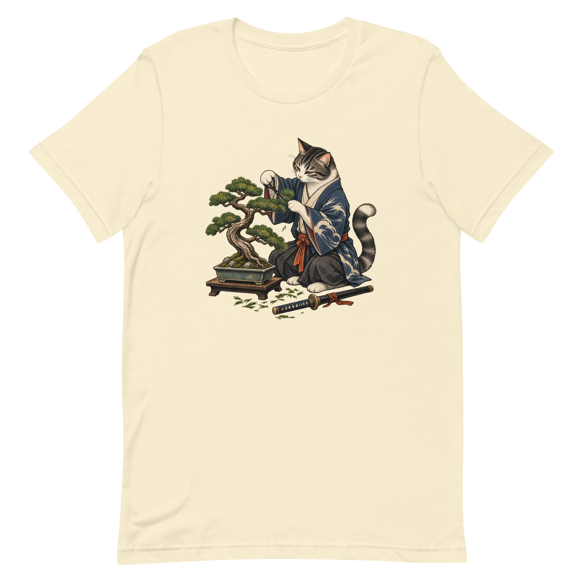 Samurai Cat Bonsai Dojo Japanese Art, Japanese Art Tee, Mythology Gift - Image 50