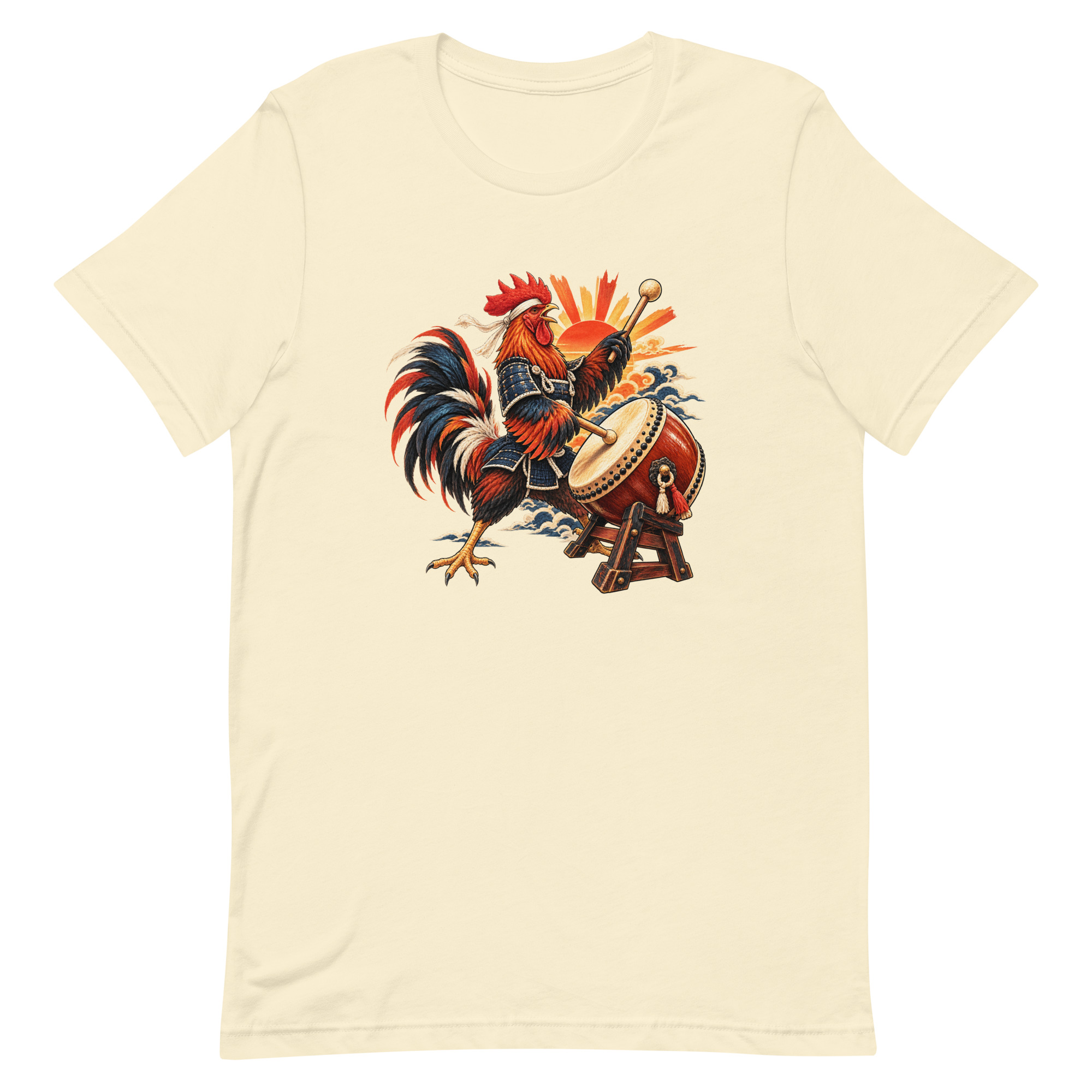 Rooster Samurai Taiko Drum Japanese Art, Japanese Art Tee, Mythology Gift - Image 50