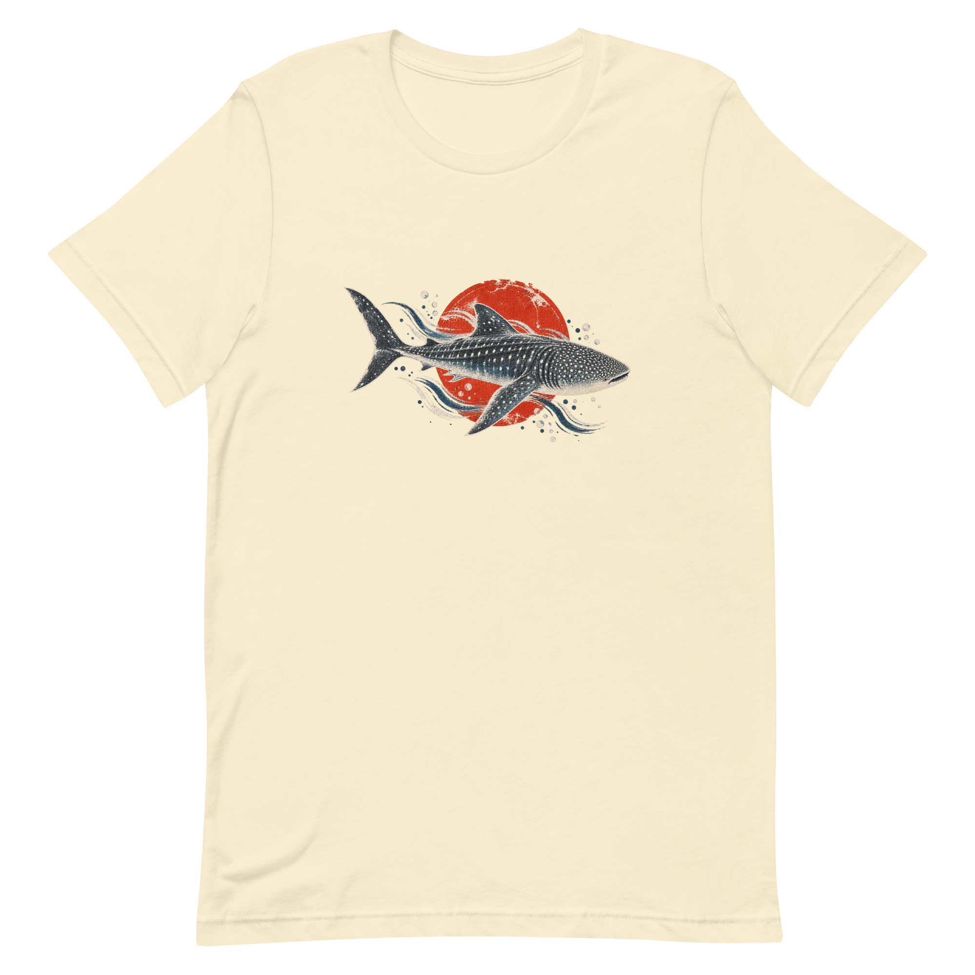 Gyotaku Whale Shark Red Sun Japanese Print, Japanese Art Tee, Mythology Gift - Image 50