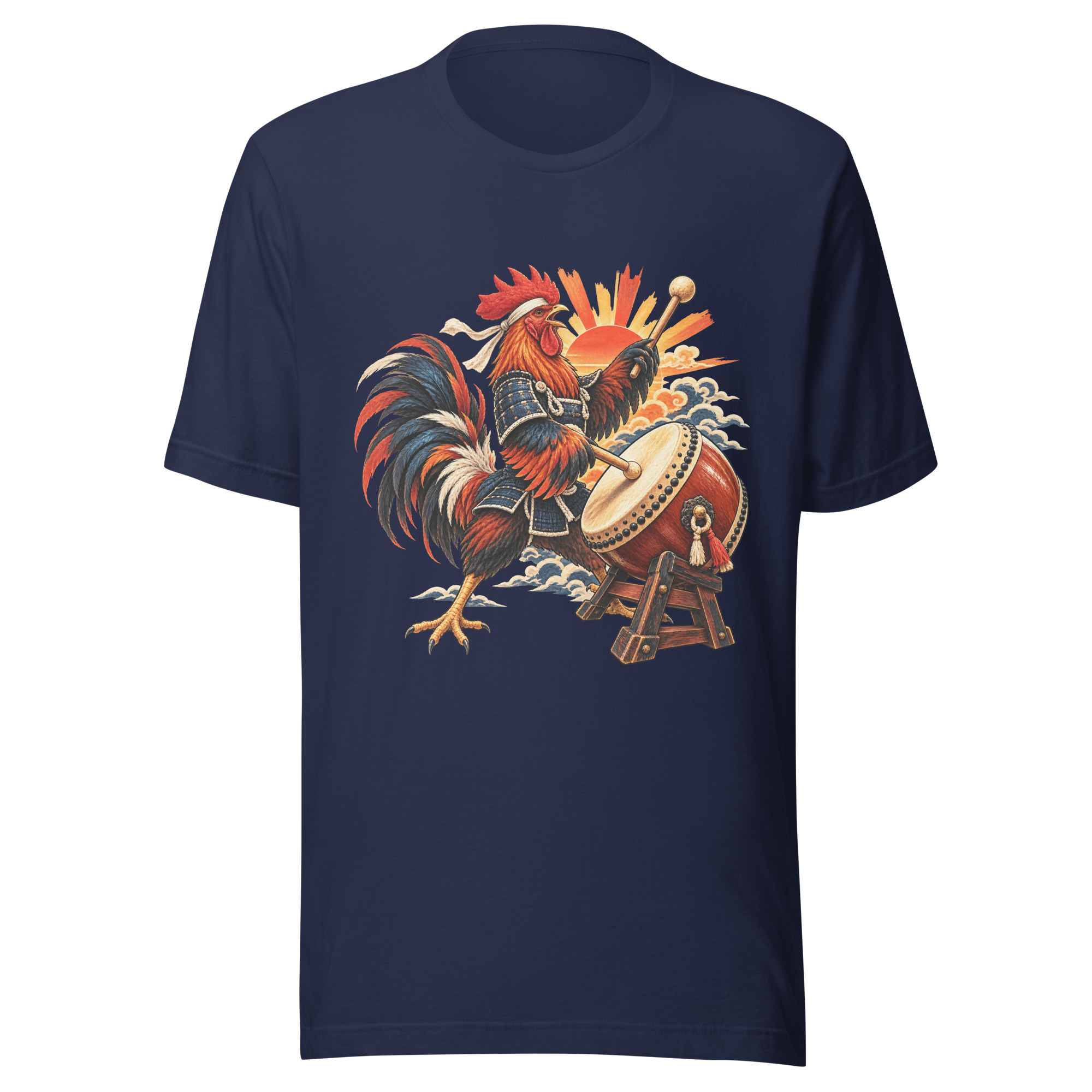 Rooster Samurai Taiko Drum Japanese Art, Japanese Art Tee, Mythology Gift - Image 103