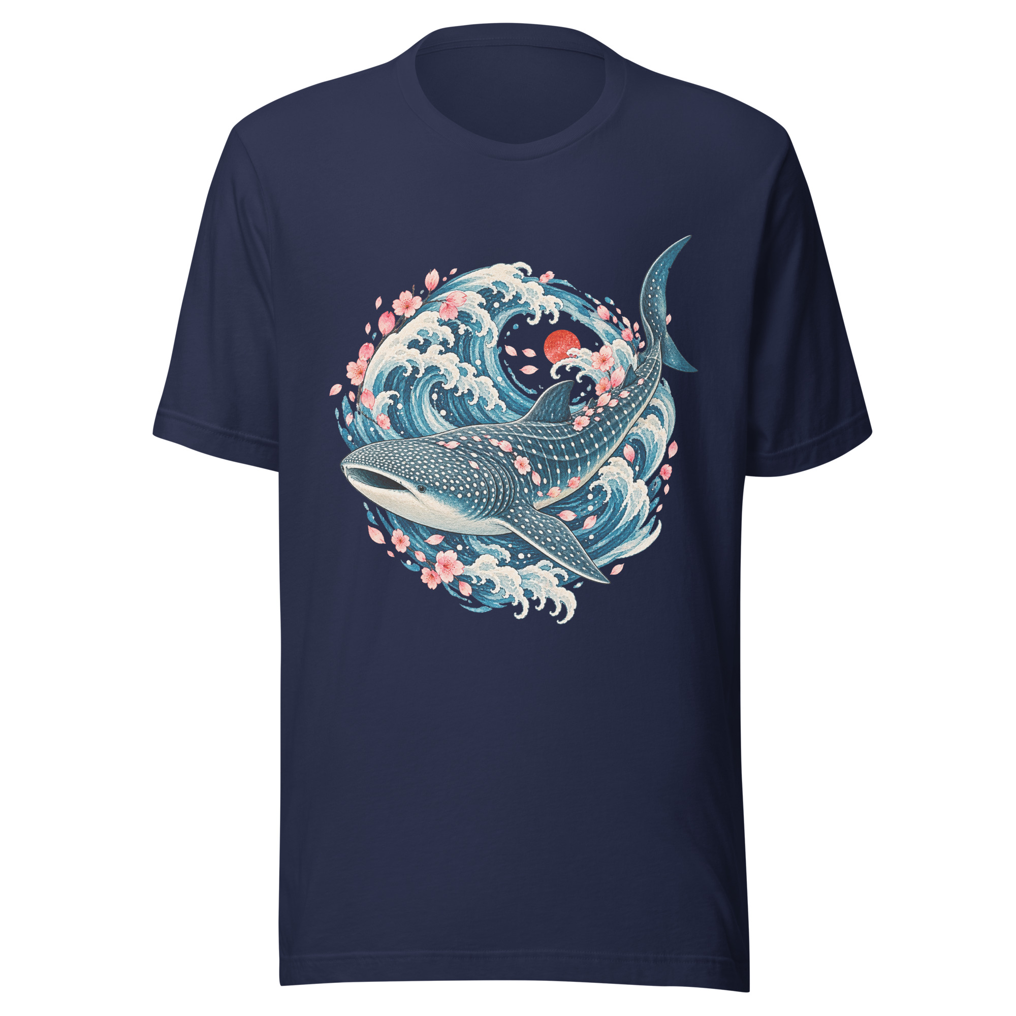 Whale Shark Sakura Current Japanese Art, Japanese Art Tee, Mythology Gift - Image 103