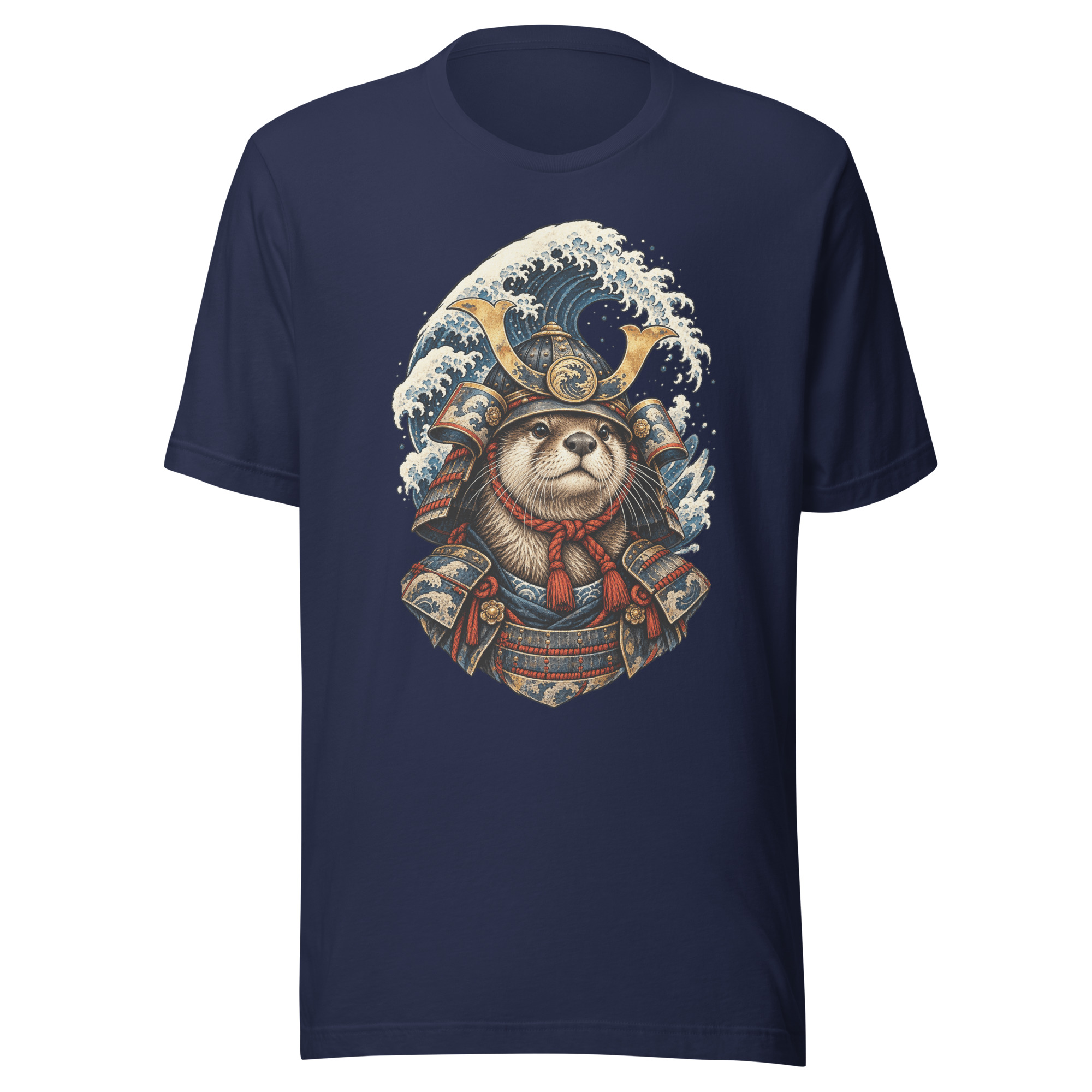 Otter Kabuto Great Wave Japanese Samurai Animal Art - Image 53