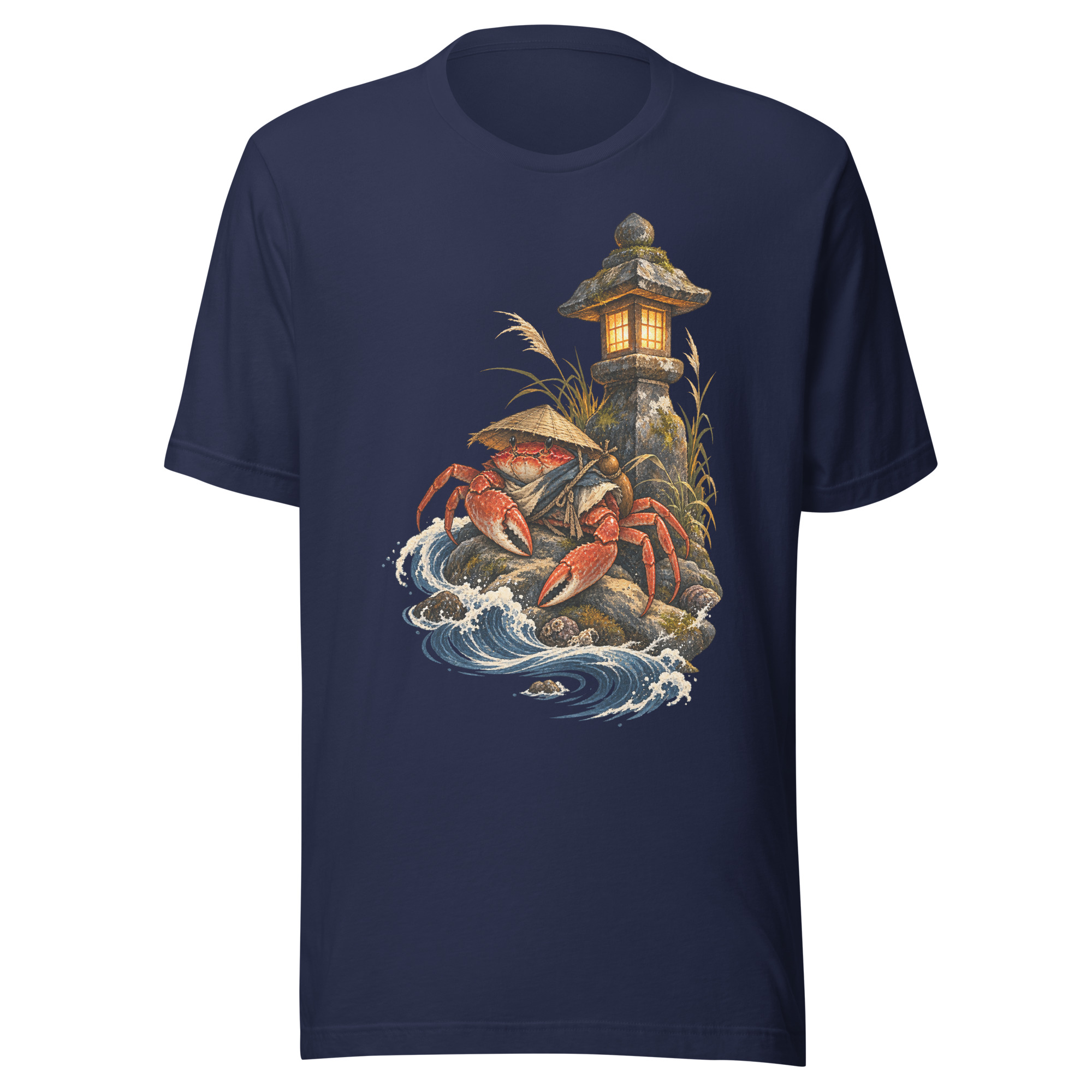 Crab Ronin Lantern Shore Japanese Art, Japanese Art Tee, Mythology Gift - Image 136