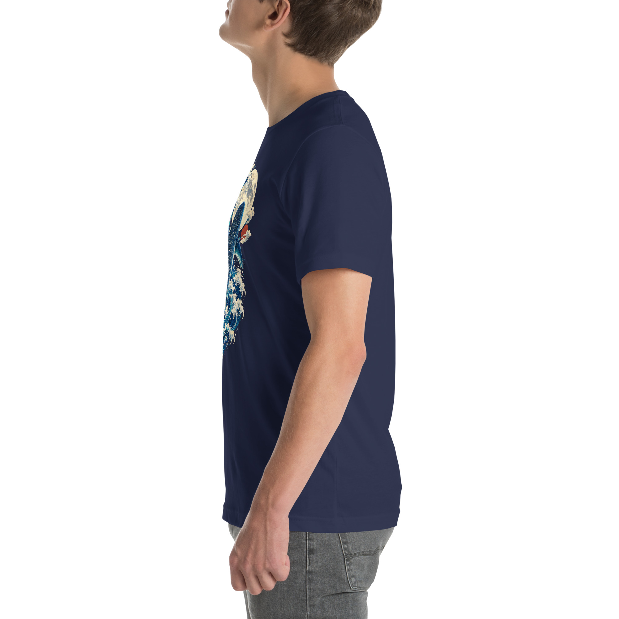Whale Shark Great Wave Moon Japanese Art, Japanese Art Tee, Mythology Gift - Image 104