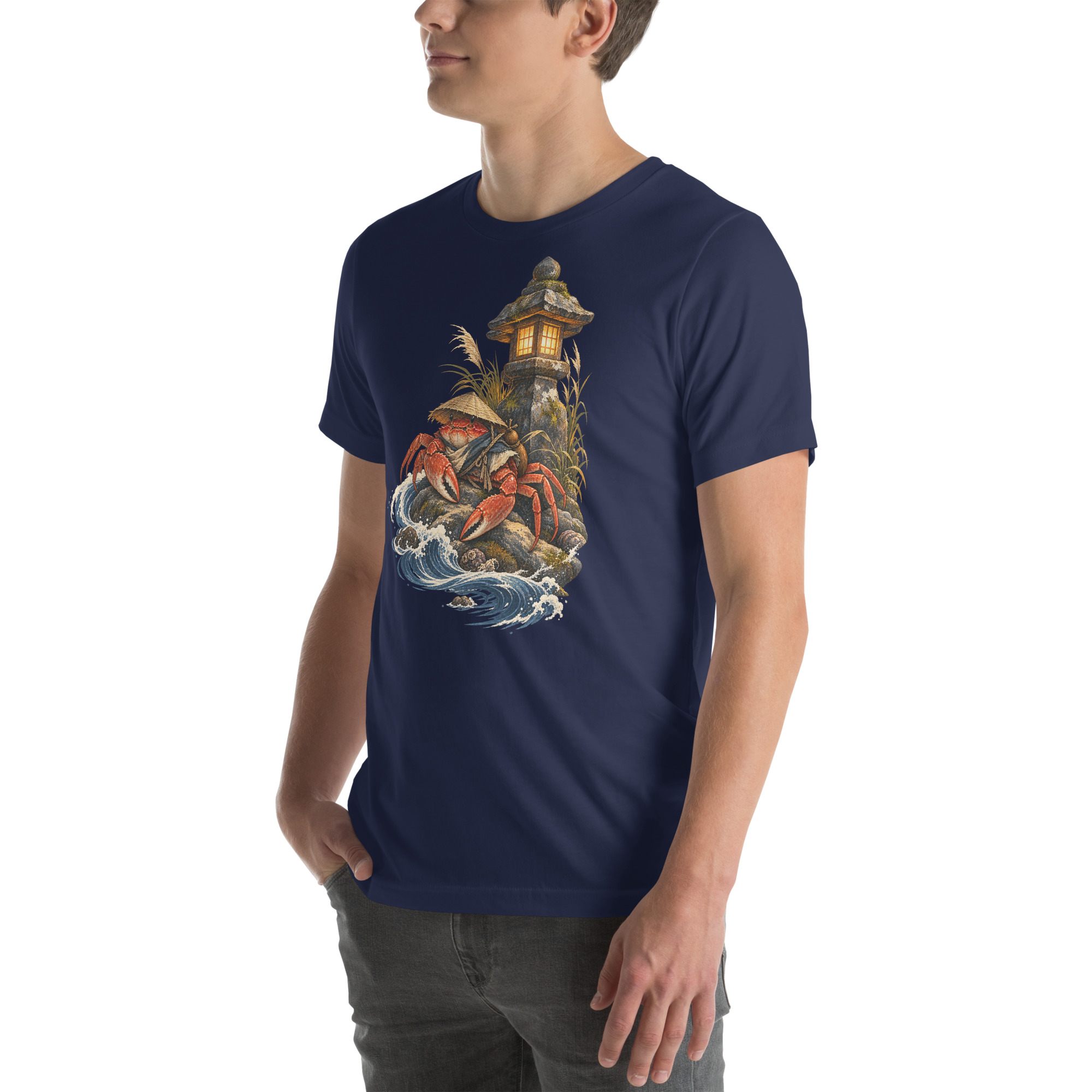 Crab Ronin Lantern Shore Japanese Art, Japanese Art Tee, Mythology Gift - Image 105