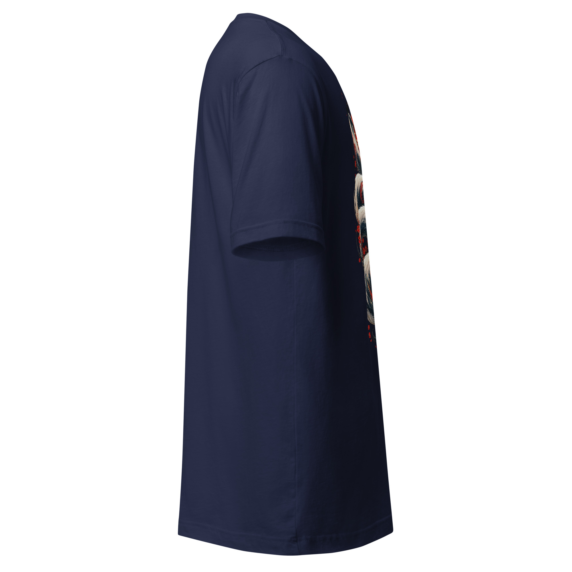 Nine Tailed Fox Red Sun Enso Japanese Mythology T-Shirt - Image 17