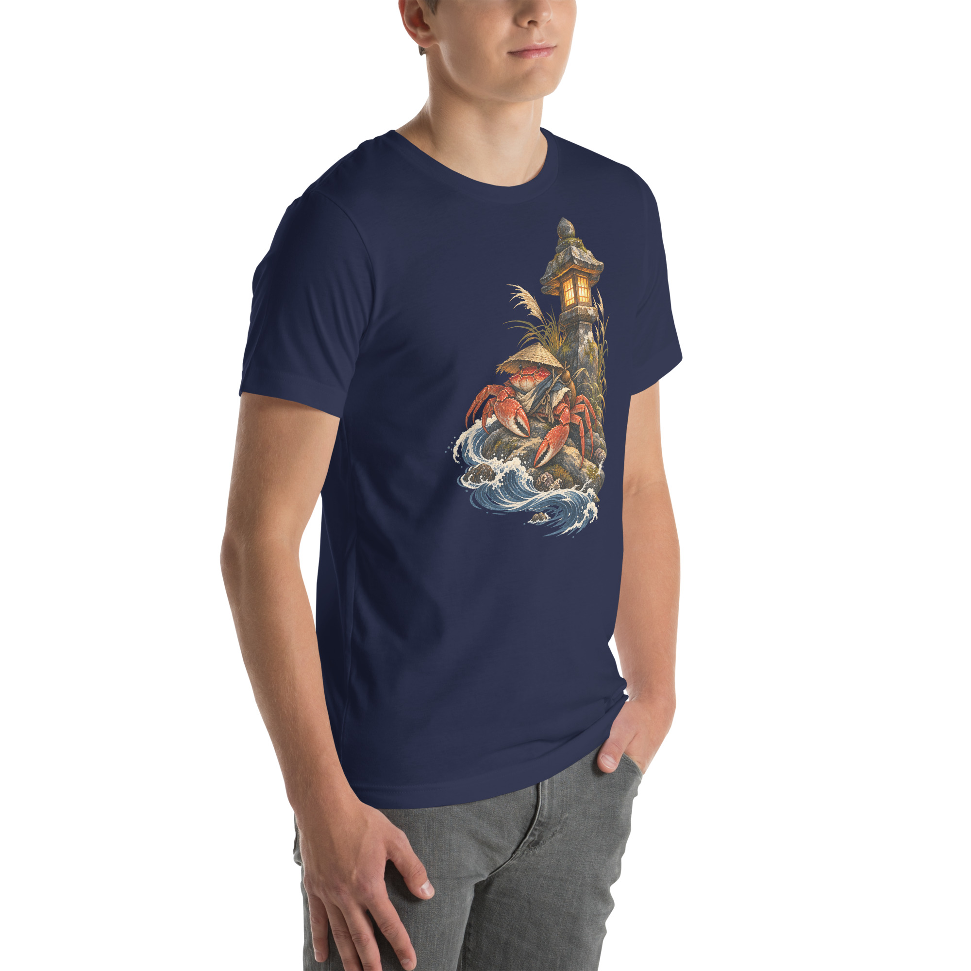 Crab Ronin Lantern Shore Japanese Art, Japanese Art Tee, Mythology Gift - Image 107