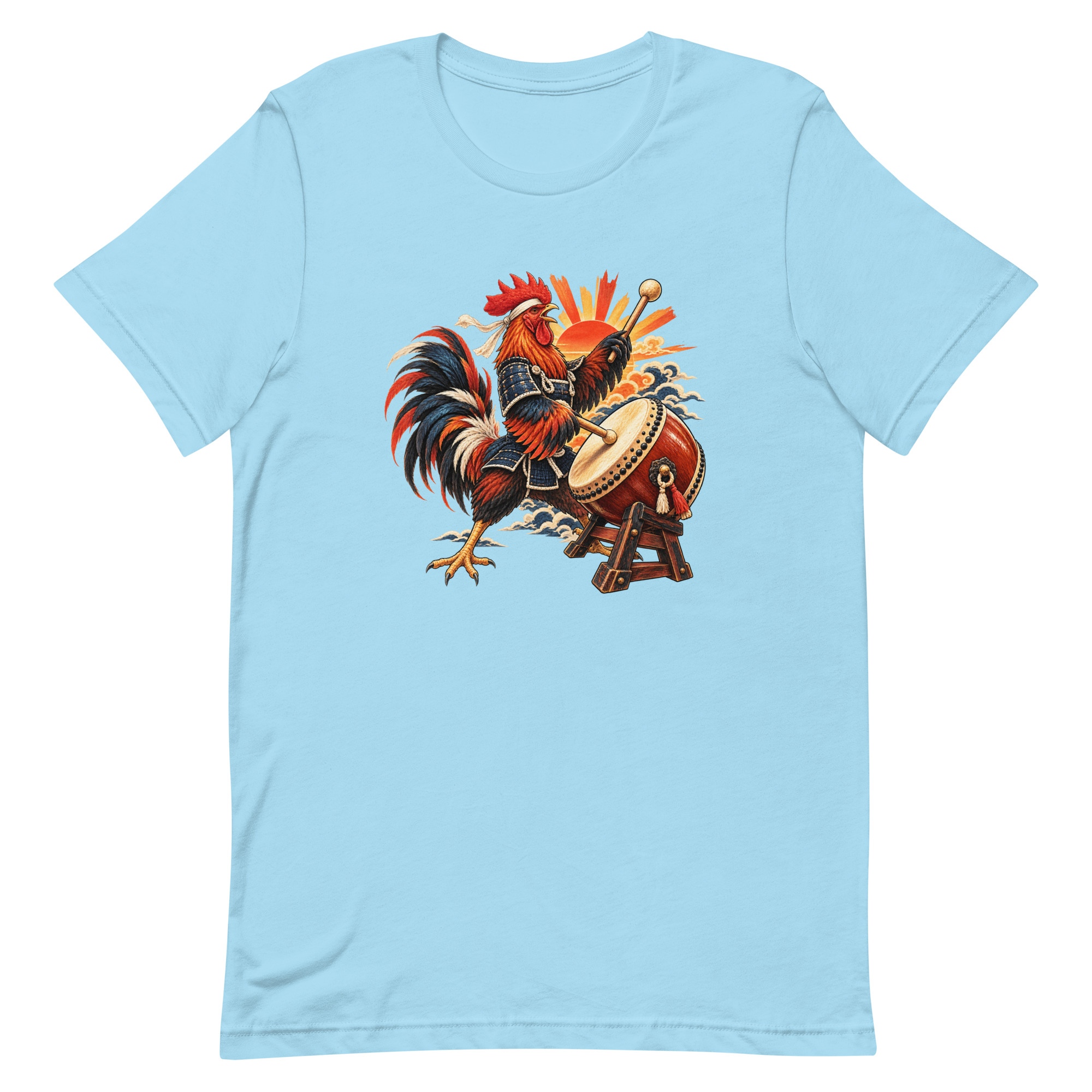 Rooster Samurai Taiko Drum Japanese Art, Japanese Art Tee, Mythology Gift - Image 51