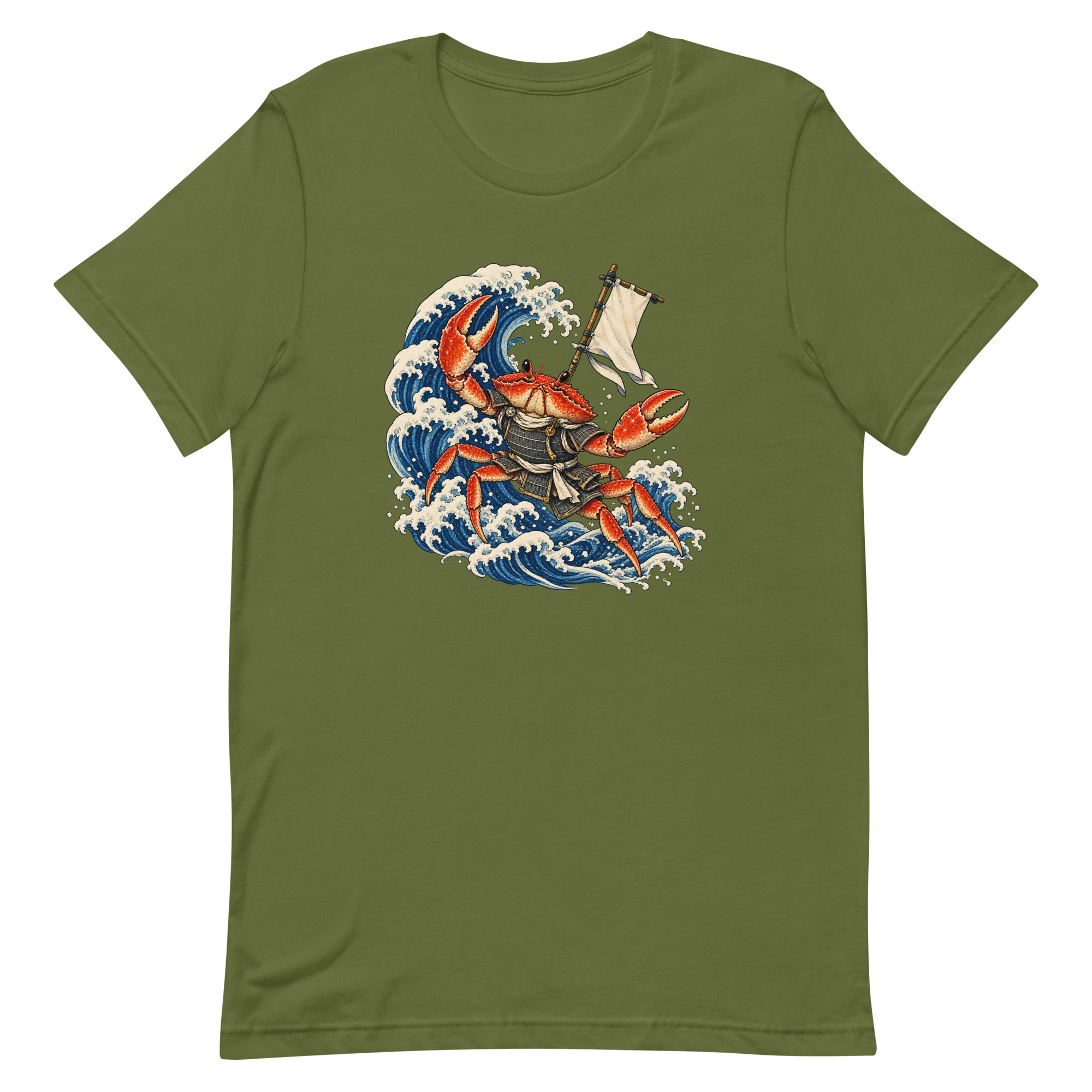 Samurai Crab Great Wave Japanese Warrior Art, Japanese Art Tee, Mythology Gift - Image 52
