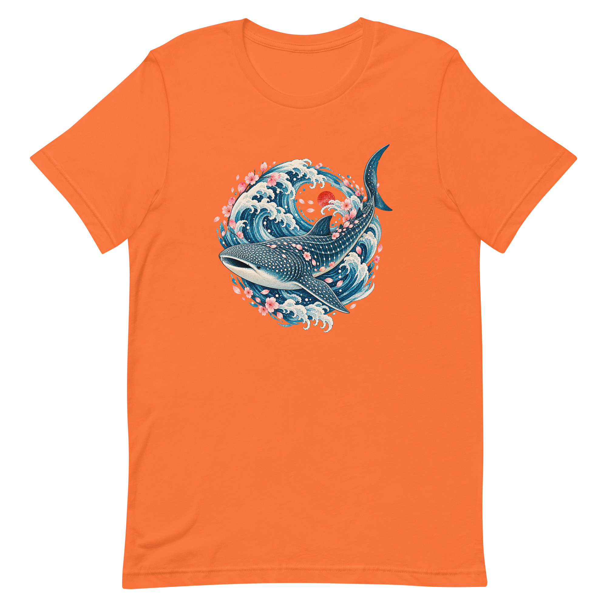 Whale Shark Sakura Current Japanese Art, Japanese Art Tee, Mythology Gift - Image 53
