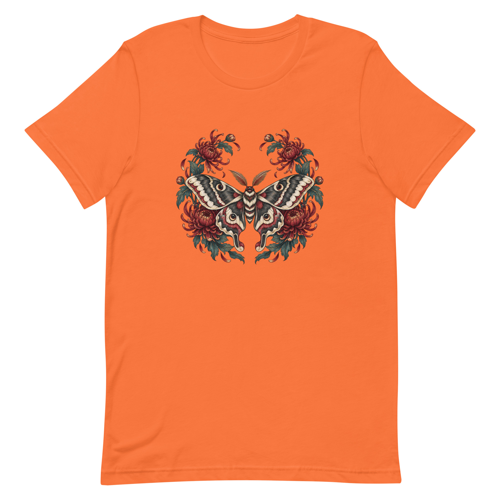 Japanese Moth Chrysanthemum Enso Ink Art, Japanese Art Tee, Mythology Gift - Image 53