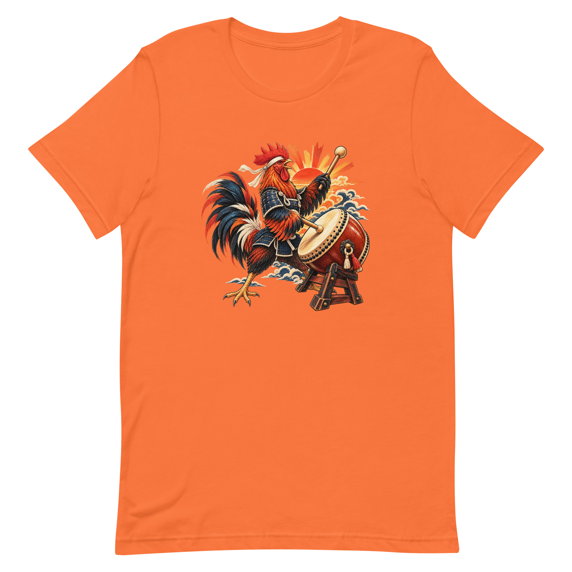 Rooster Samurai Taiko Drum Japanese Art, Japanese Art Tee, Mythology Gift - Image 53