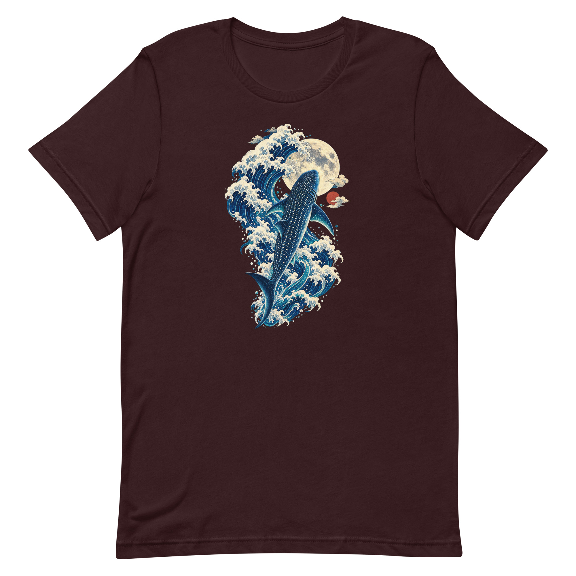 Whale Shark Great Wave Moon Japanese Art, Japanese Art Tee, Mythology Gift - Image 52