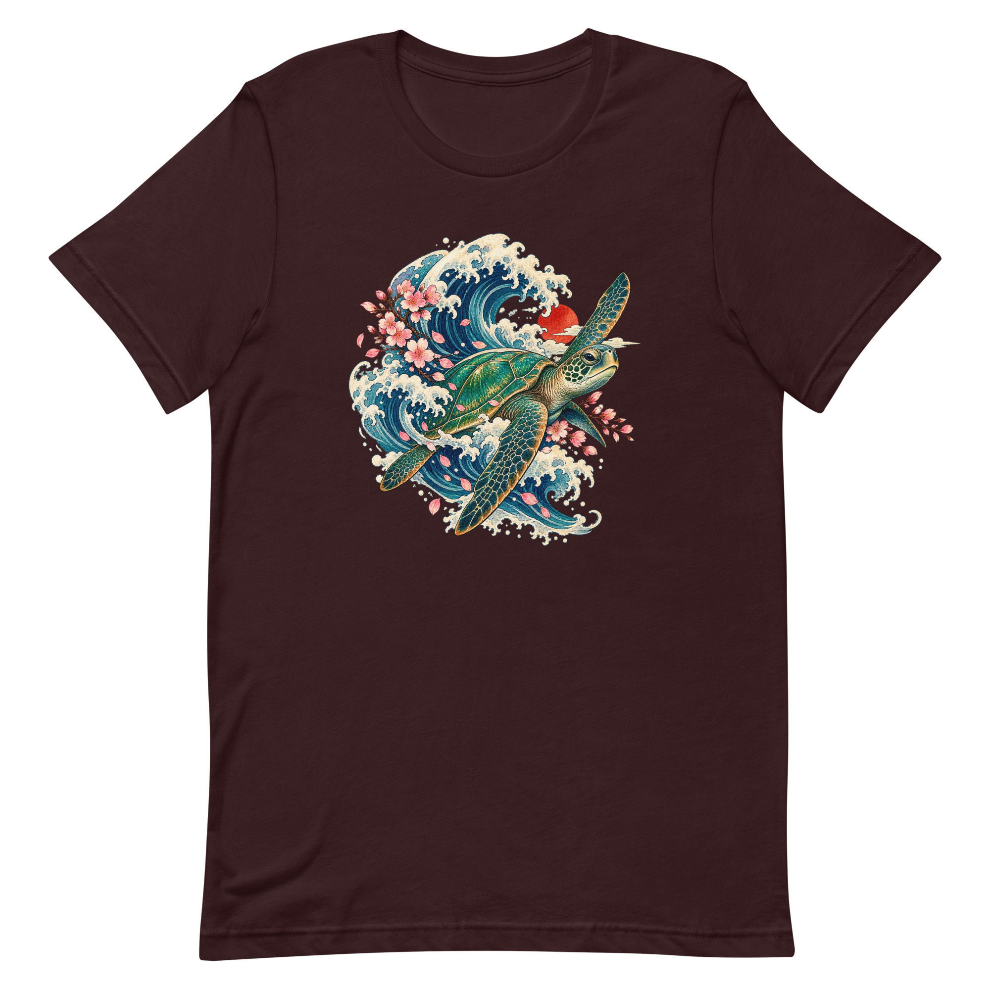 Sea Turtle Great Wave Sakura Japanese Art, Japanese Art Tee, Mythology Gift - Image 54