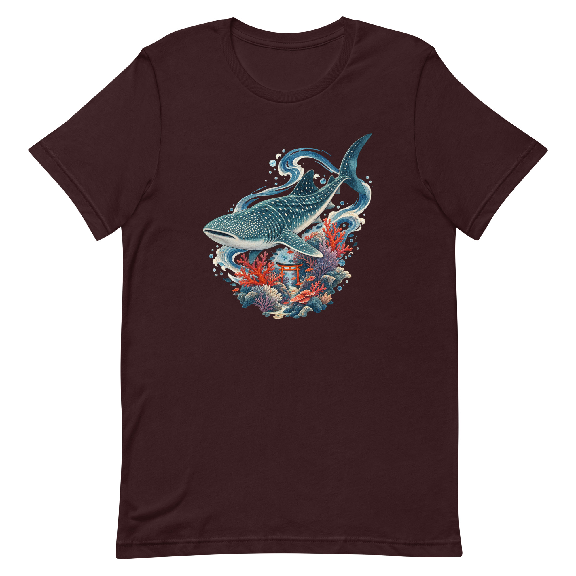 Whale Shark Torii Coral Garden Japanese Art, Japanese Art Tee, Mythology Gift - Image 54