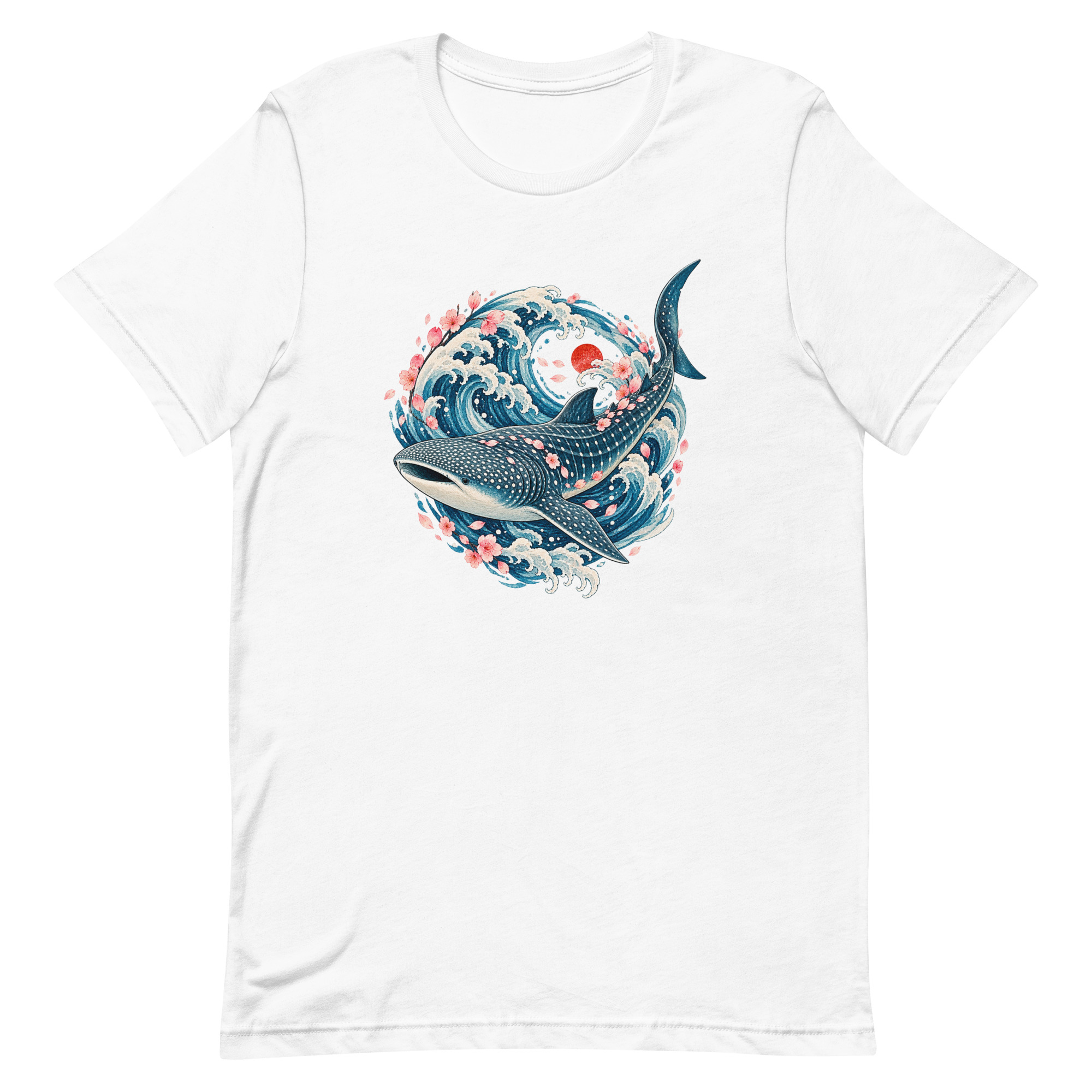 Whale Shark Sakura Current Japanese Art, Japanese Art Tee, Mythology Gift - Image 56