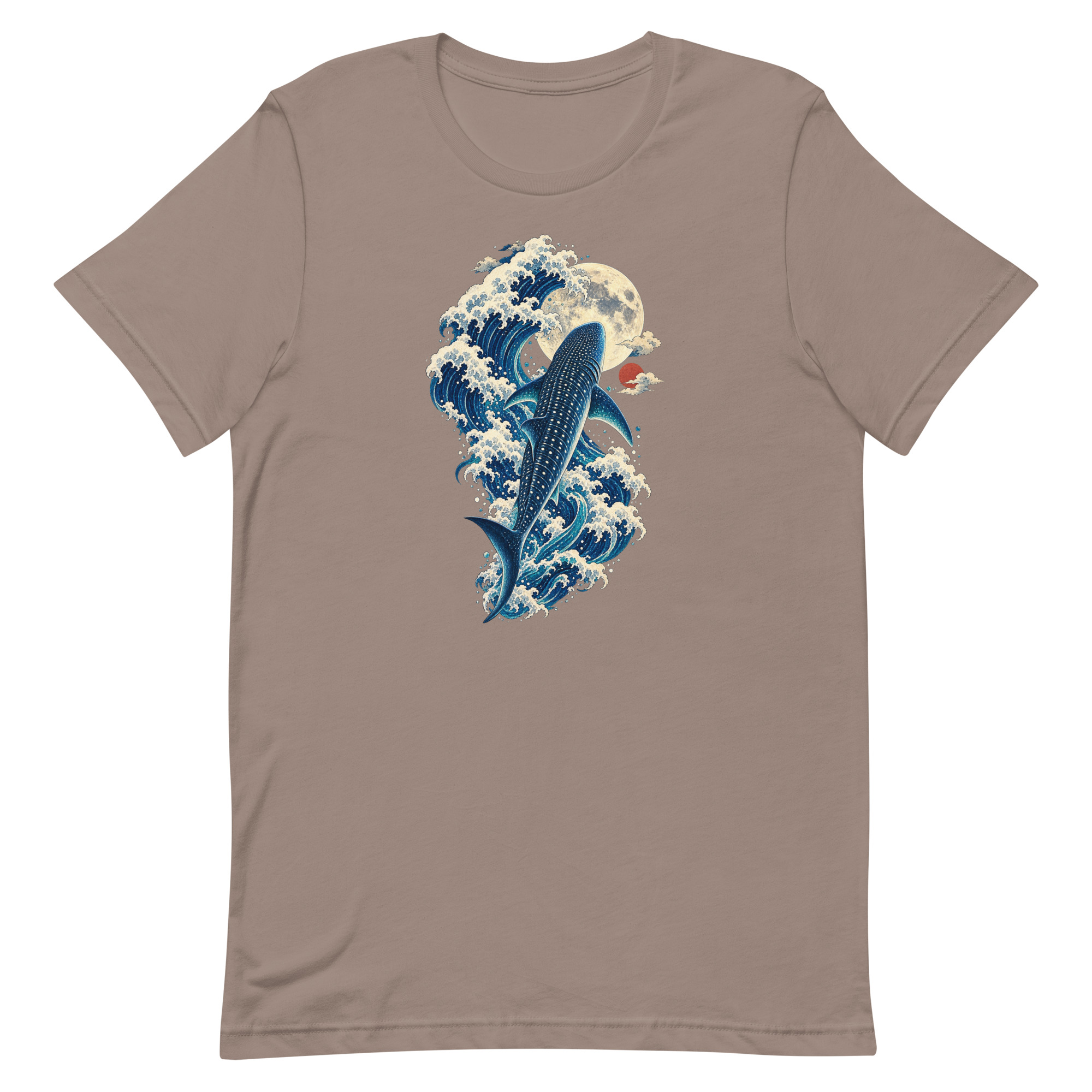Whale Shark Great Wave Moon Japanese Art, Japanese Art Tee, Mythology Gift - Image 53