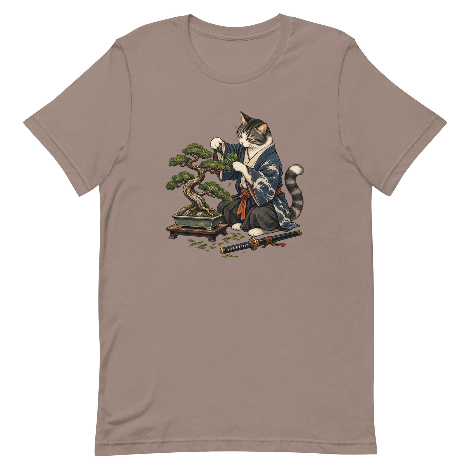 Samurai Cat Bonsai Dojo Japanese Art, Japanese Art Tee, Mythology Gift - Image 55